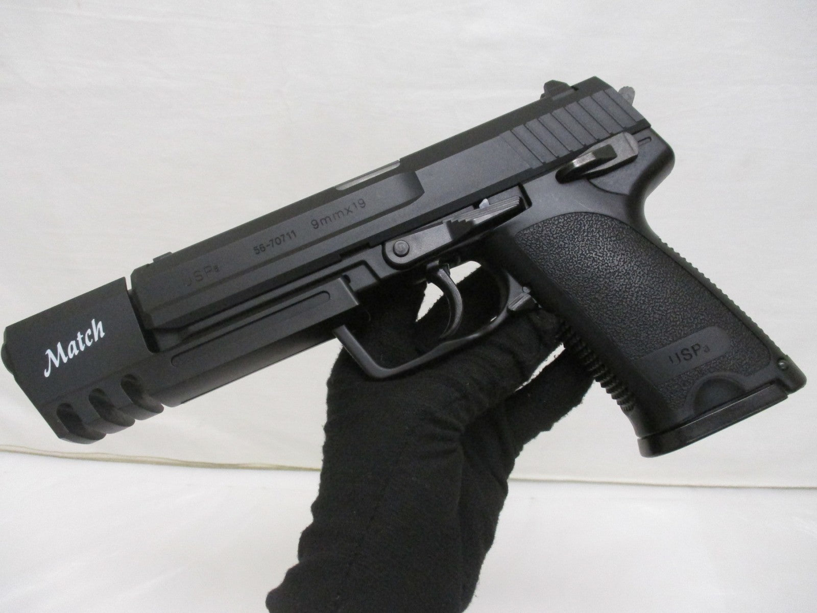 SIIS : ガスハンドガン USP Match ブラックABS ガン