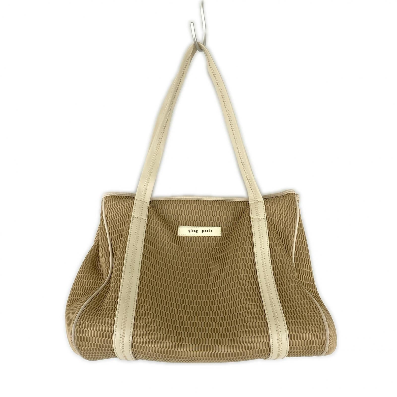 トートバッグ qbag paris ベージュ