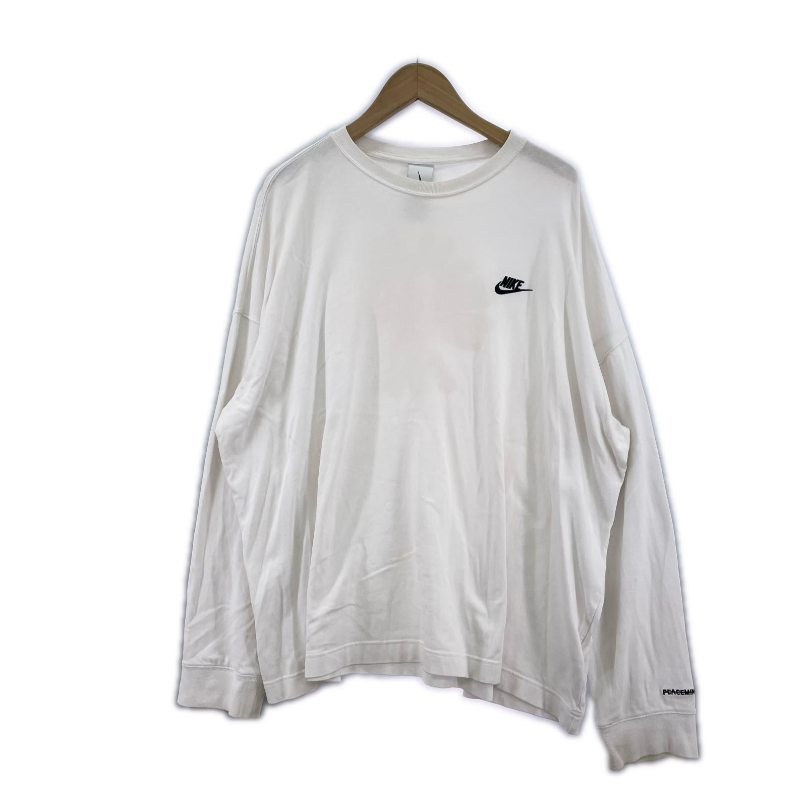 長袖Tシャツ PEACEMINUSONEコラボ/ホワイト S ホワイト