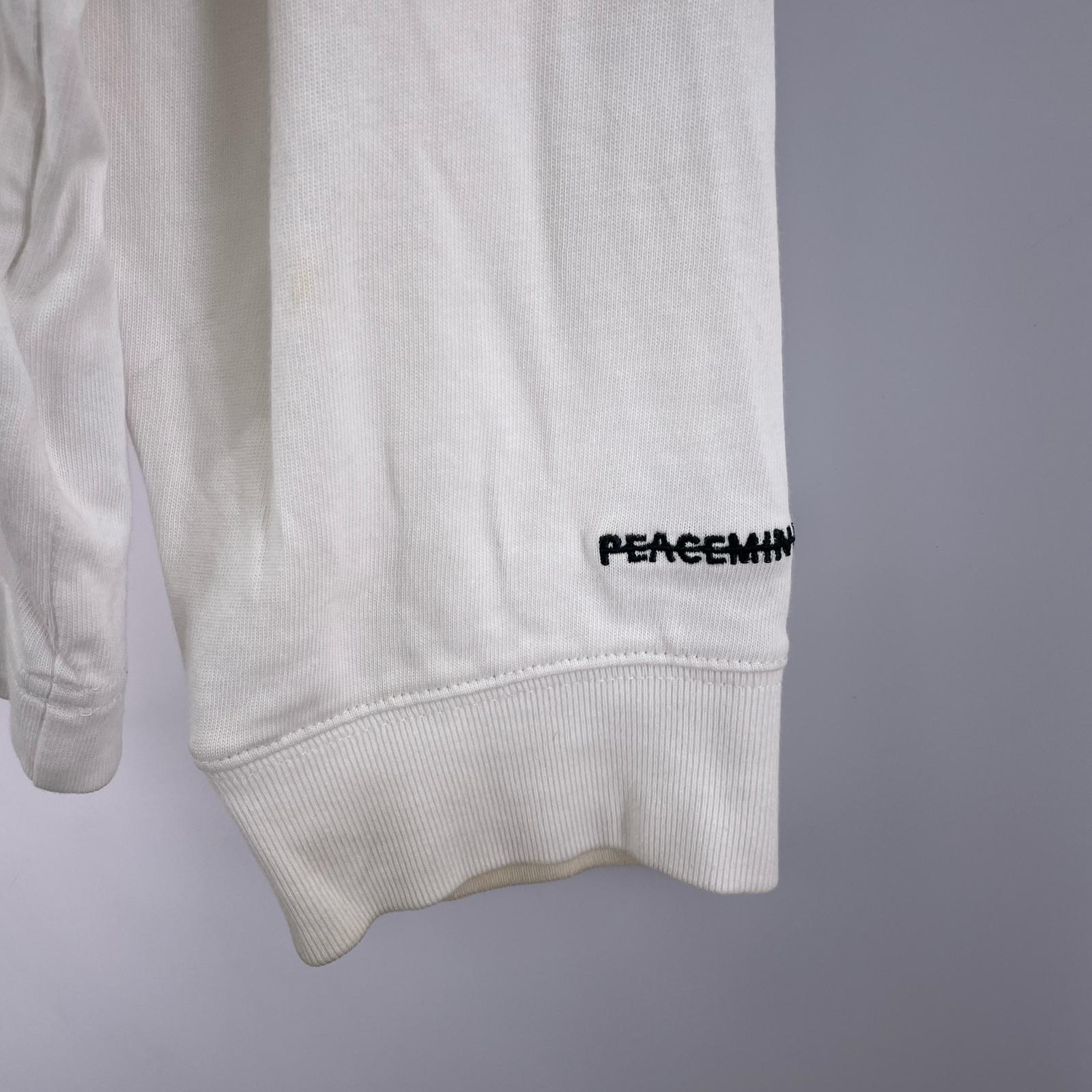 長袖Tシャツ PEACEMINUSONEコラボ/ホワイト S ホワイト