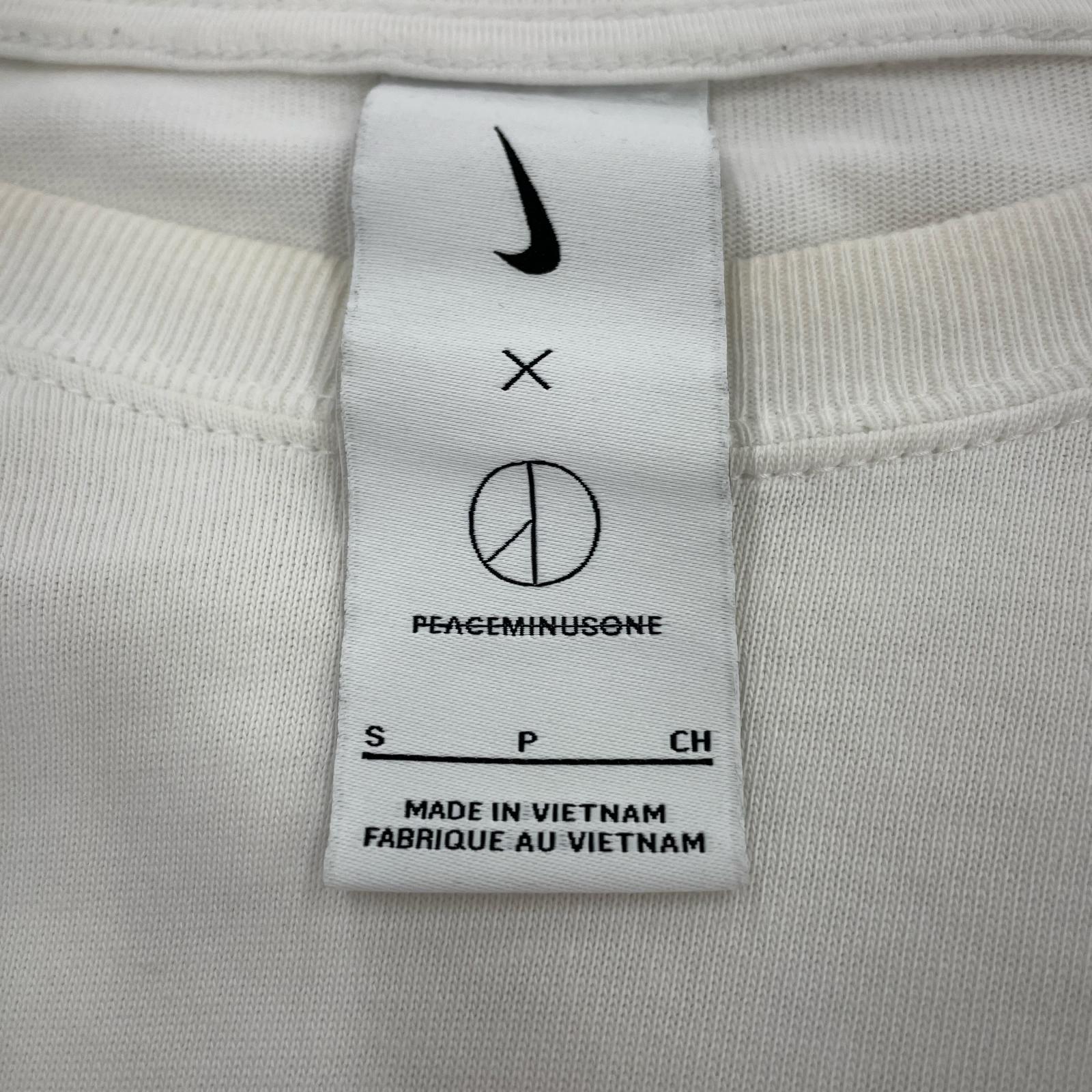 長袖Tシャツ PEACEMINUSONEコラボ/ホワイト S ホワイト