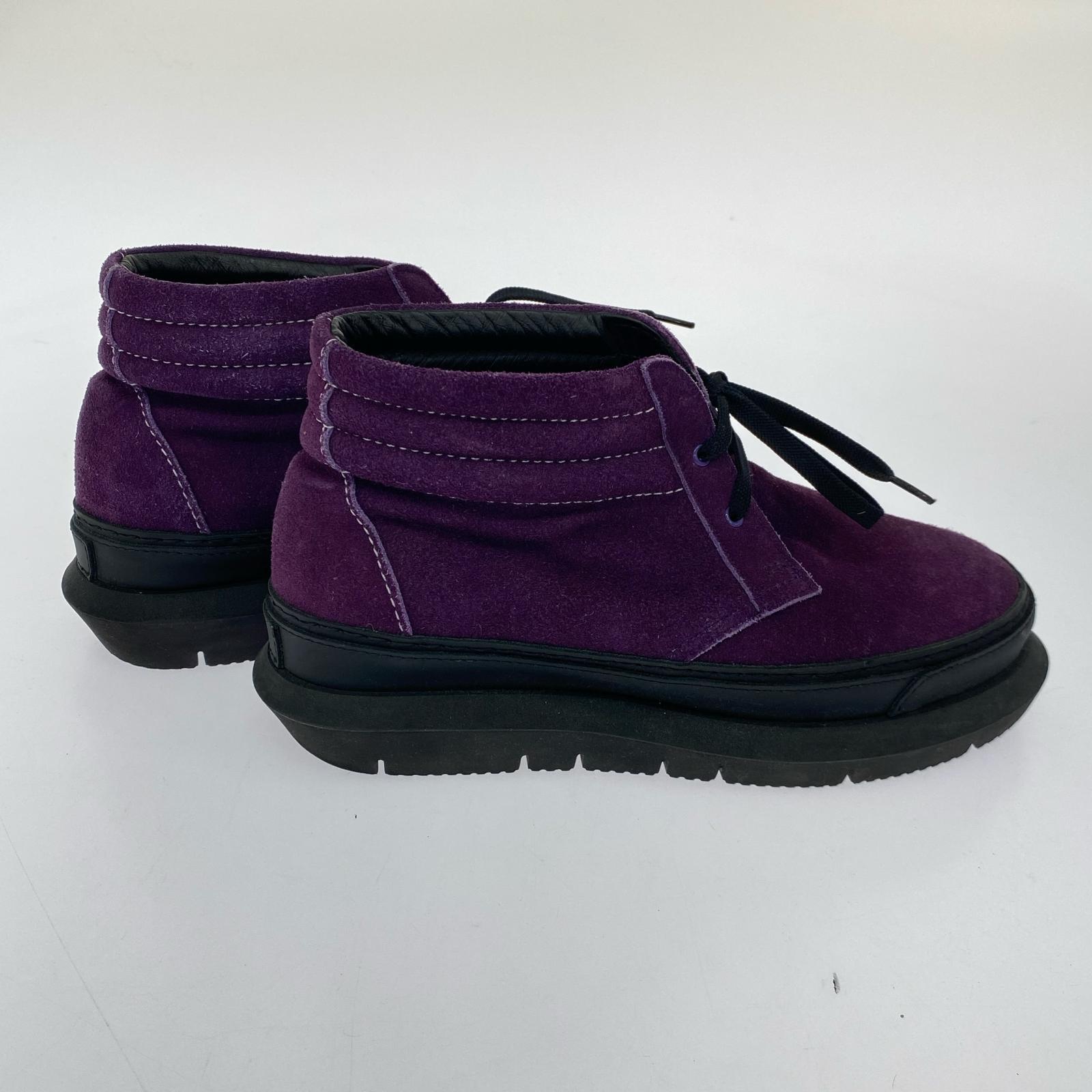スニーカー Sacai スケーターハイトップスニーカー 41 パープル パープル