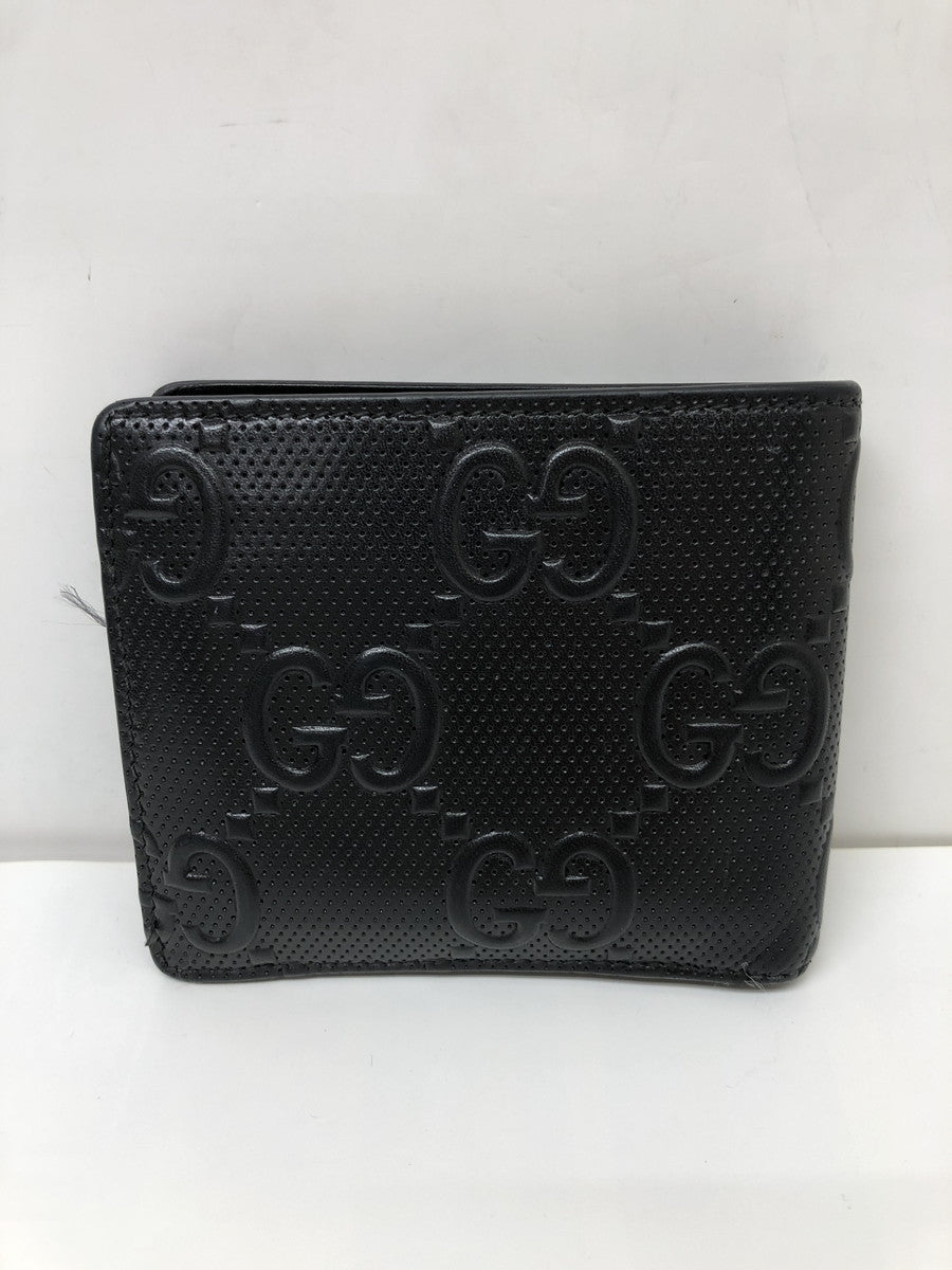 GUCCI 625555 GGエンボス コンパクトウォレット