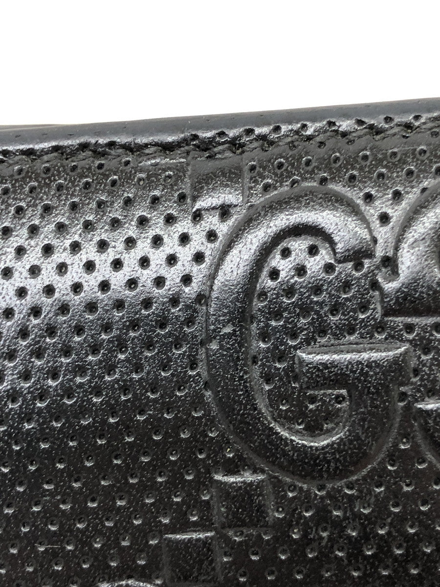 GUCCI 625555 GGエンボス コンパクトウォレット