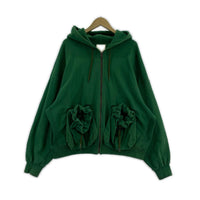 パーカー refomed KINCHAKU ZIPUP HOODIE 2 2 グリーン