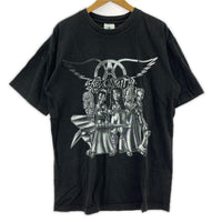 半袖Tシャツ AERO SMITH 90s 龍の咆哮 ツアーTee L L ブラック