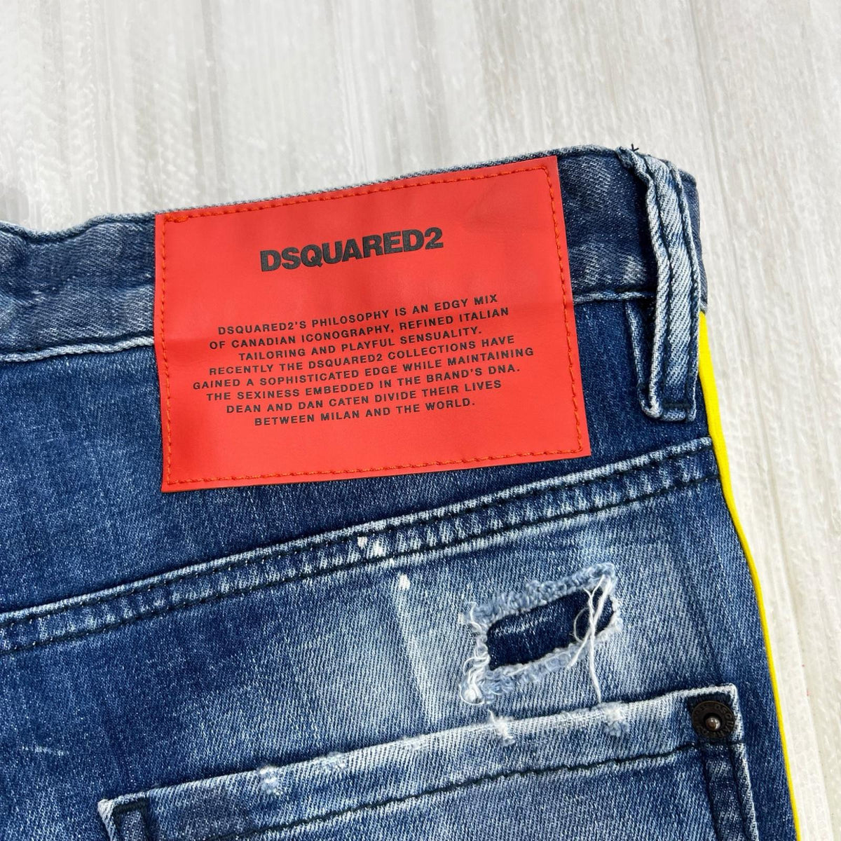 デニムパンツ DSQUARED2 デニム・ジーンズ 46 ブルー