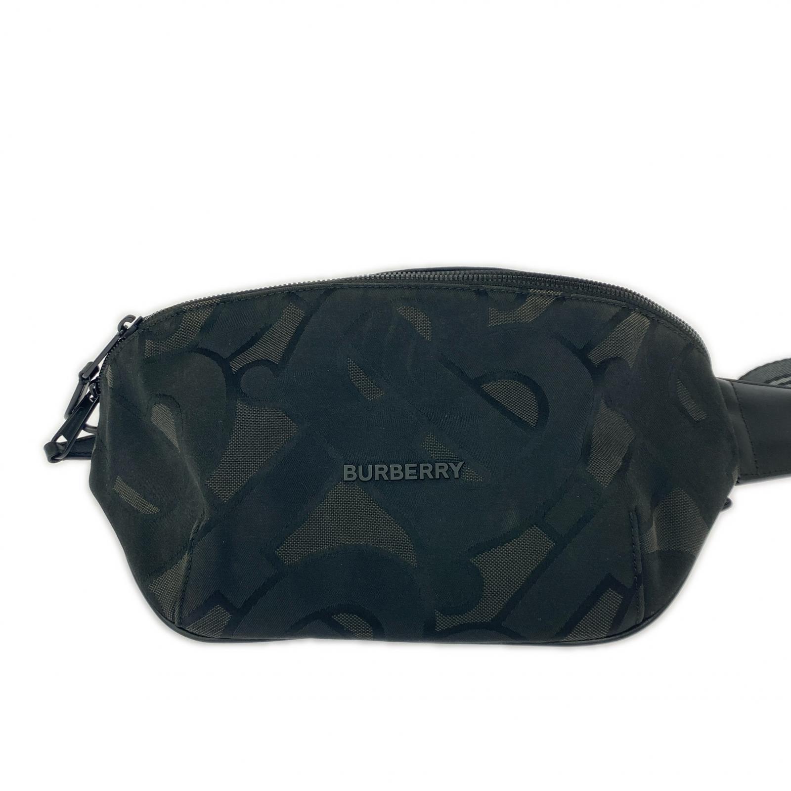 ボディバッグ BURBERRY TBモノグラム ソニー ボディバッグ ブラック ブラック