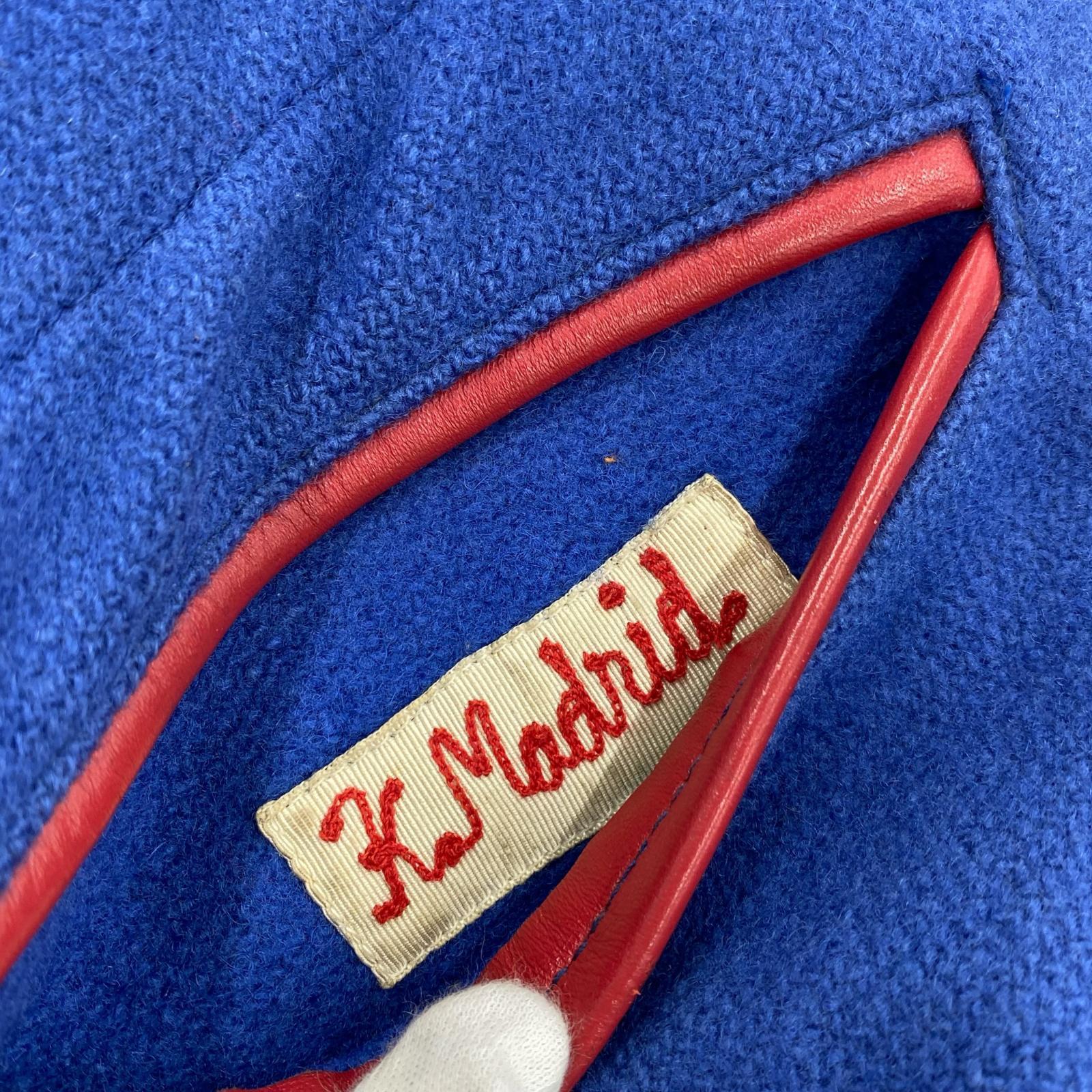 ジャケット K.MADRID ウール 袖レザー