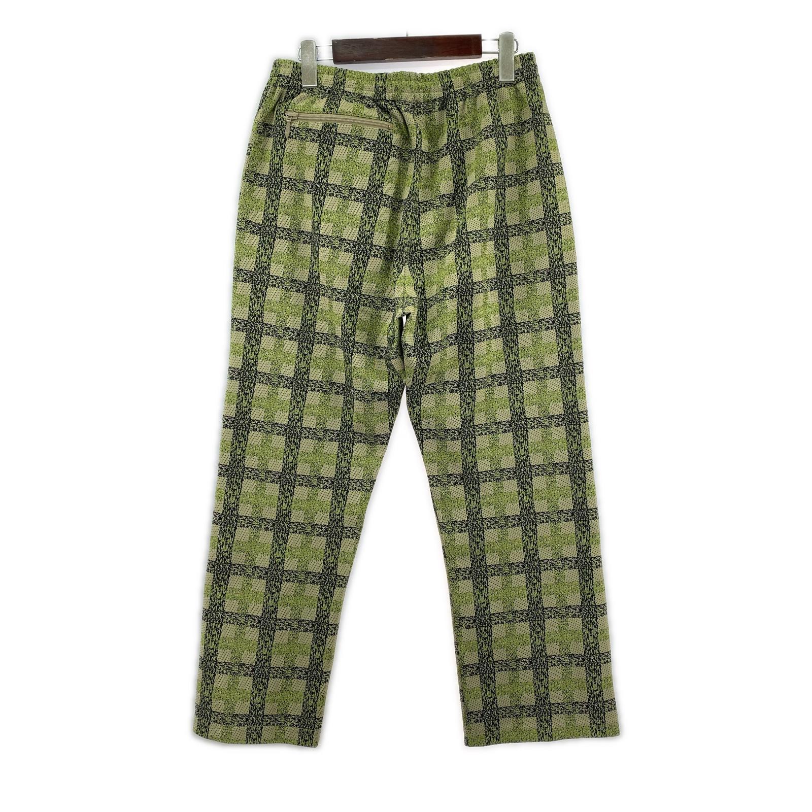 パンツ トラックパンツ POLY JQ. BIAS PLAID (S) S グリーン