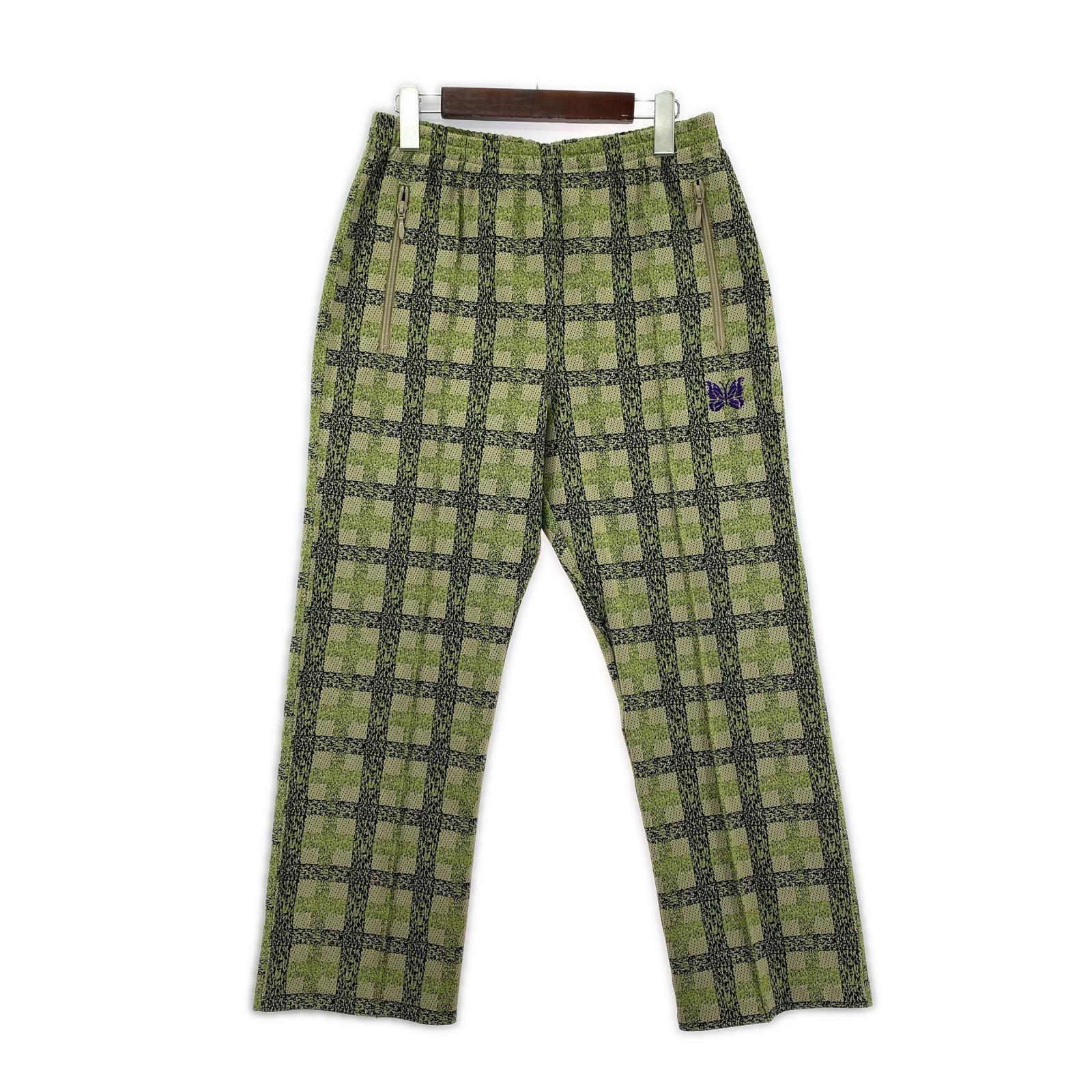 パンツ トラックパンツ POLY JQ. BIAS PLAID (S) S グリーン