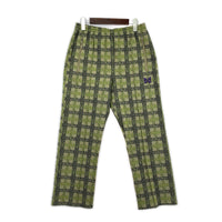 パンツ トラックパンツ POLY JQ. BIAS PLAID (S) S グリーン