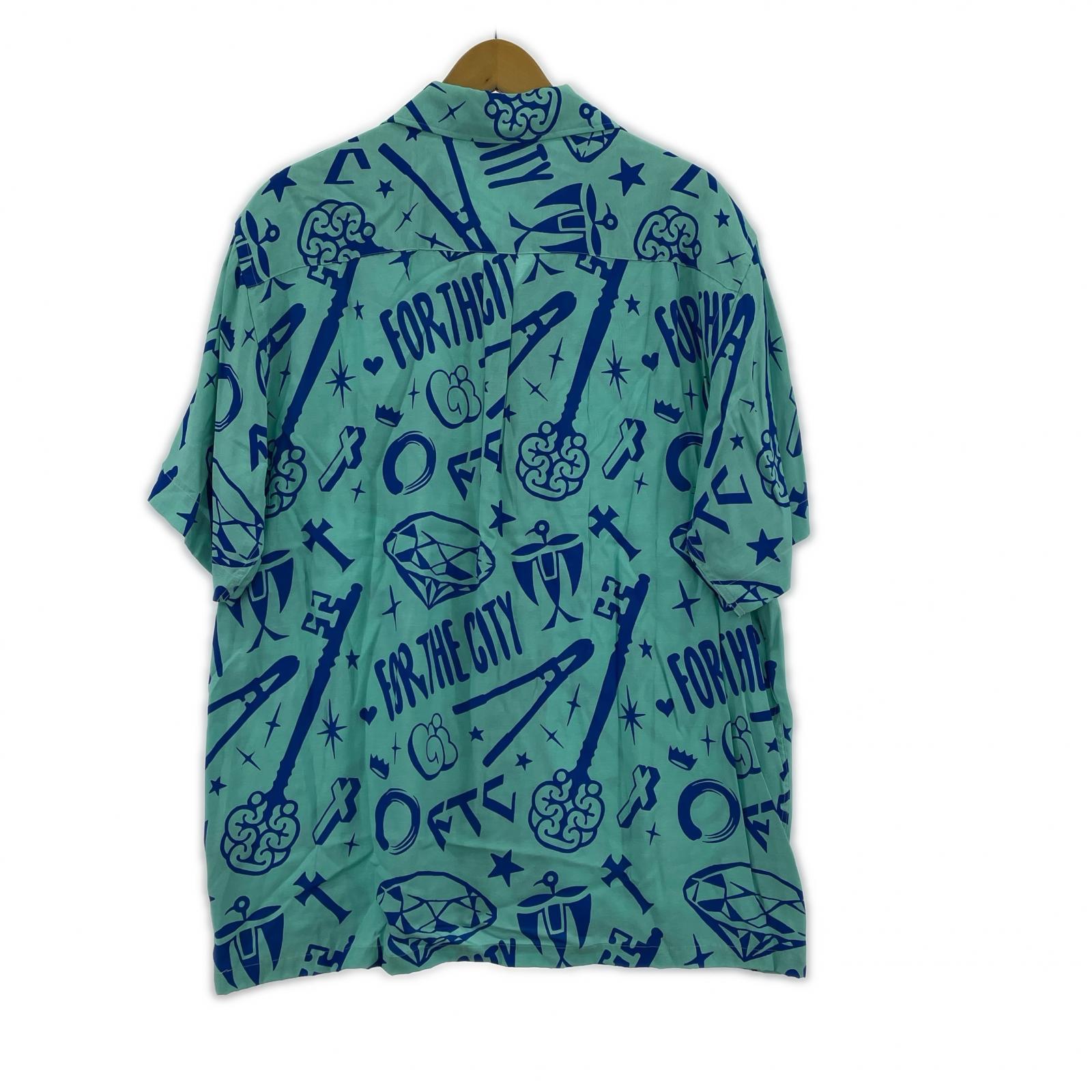 半袖シャツ × MIKE GIANT RAYON SHIRT (L) L