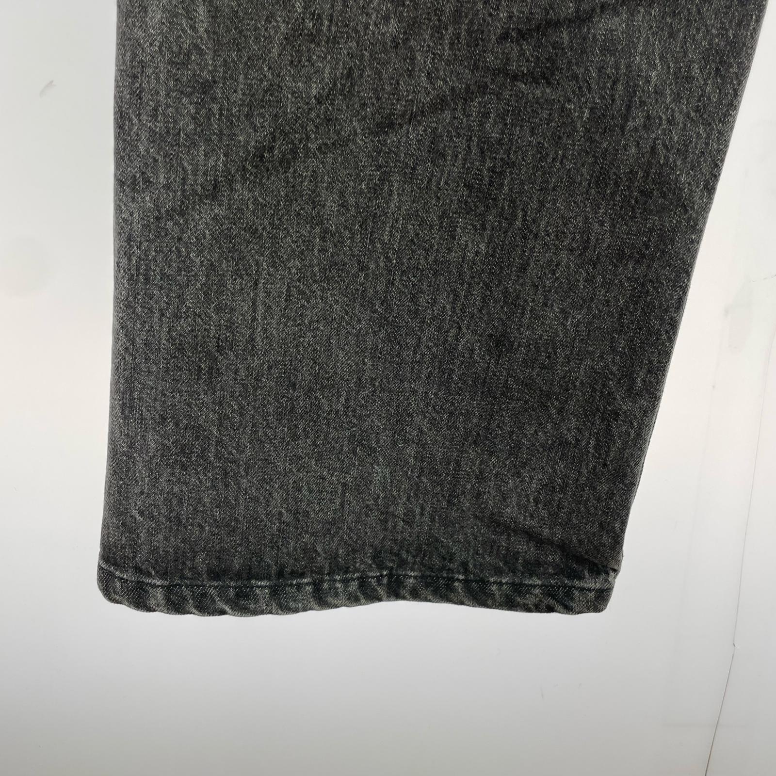 デニムパンツ Bleach Flea Black Denim Pants L ブラック