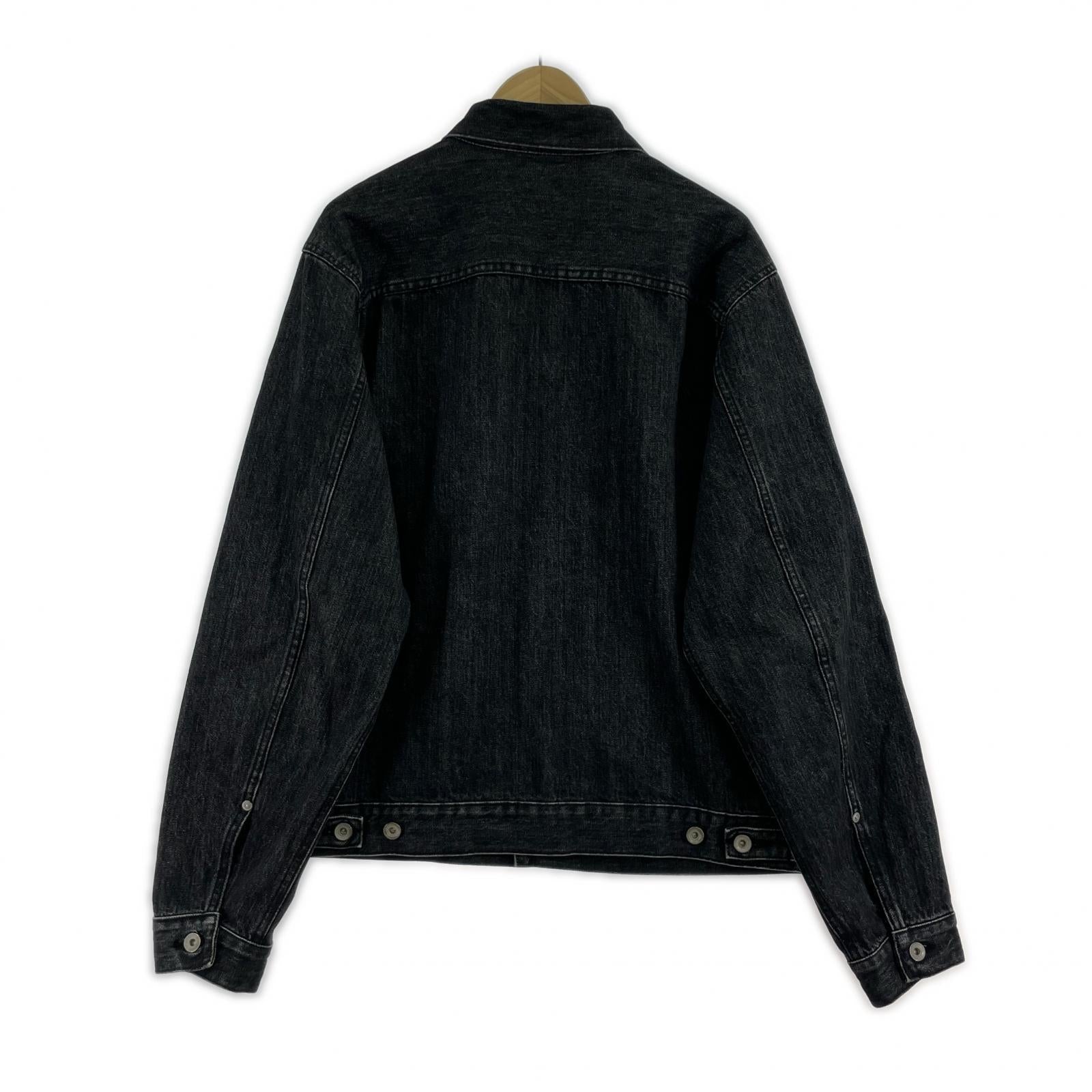 デニムジャケット Washed 2nd Type Heavy Oz Denim Jacket LL ブラック