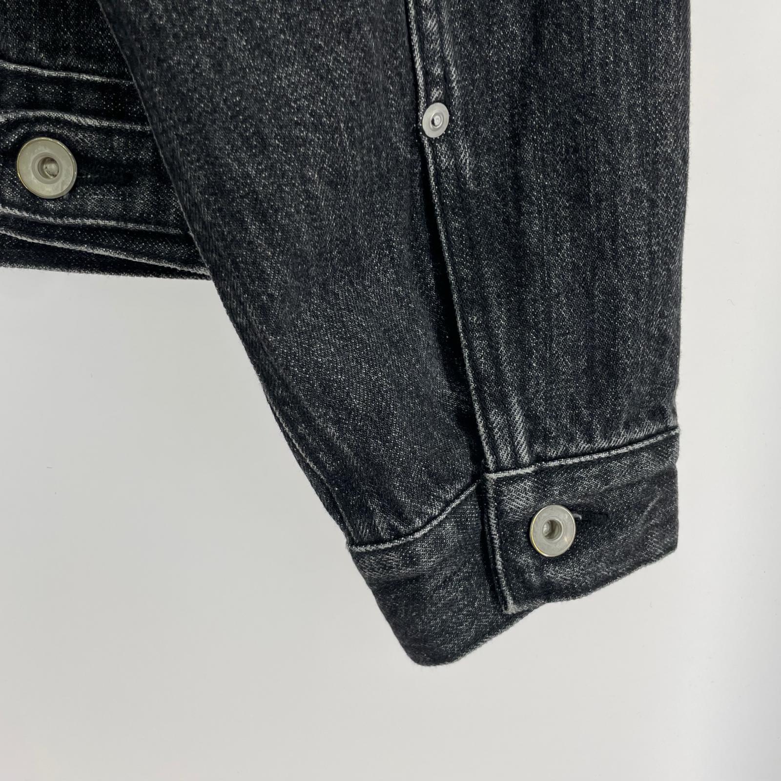 デニムジャケット Washed 2nd Type Heavy Oz Denim Jacket LL ブラック