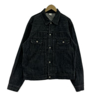 デニムジャケット Washed 2nd Type Heavy Oz Denim Jacket LL ブラック