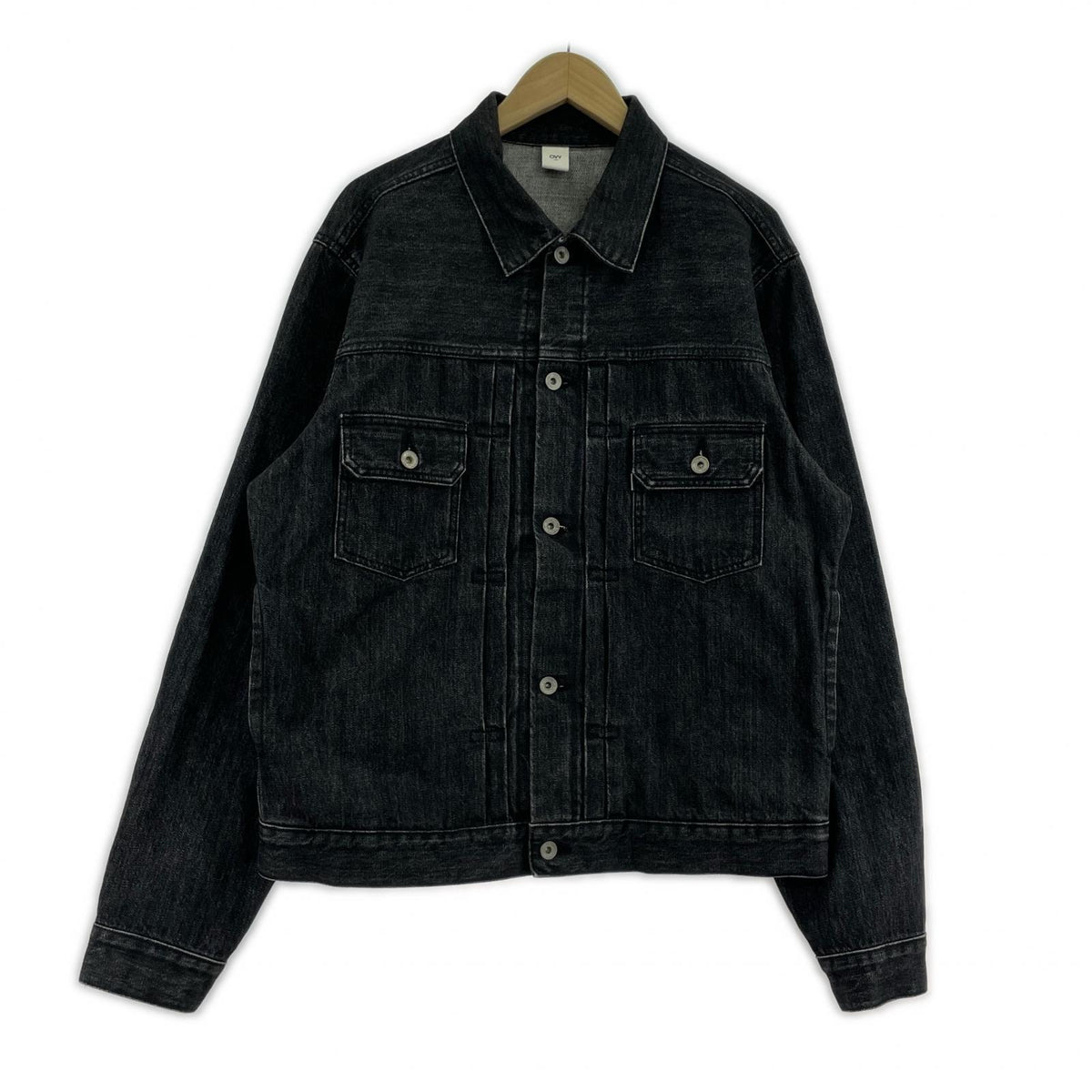 デニムジャケット Washed 2nd Type Heavy Oz Denim Jacket LL ブラック
