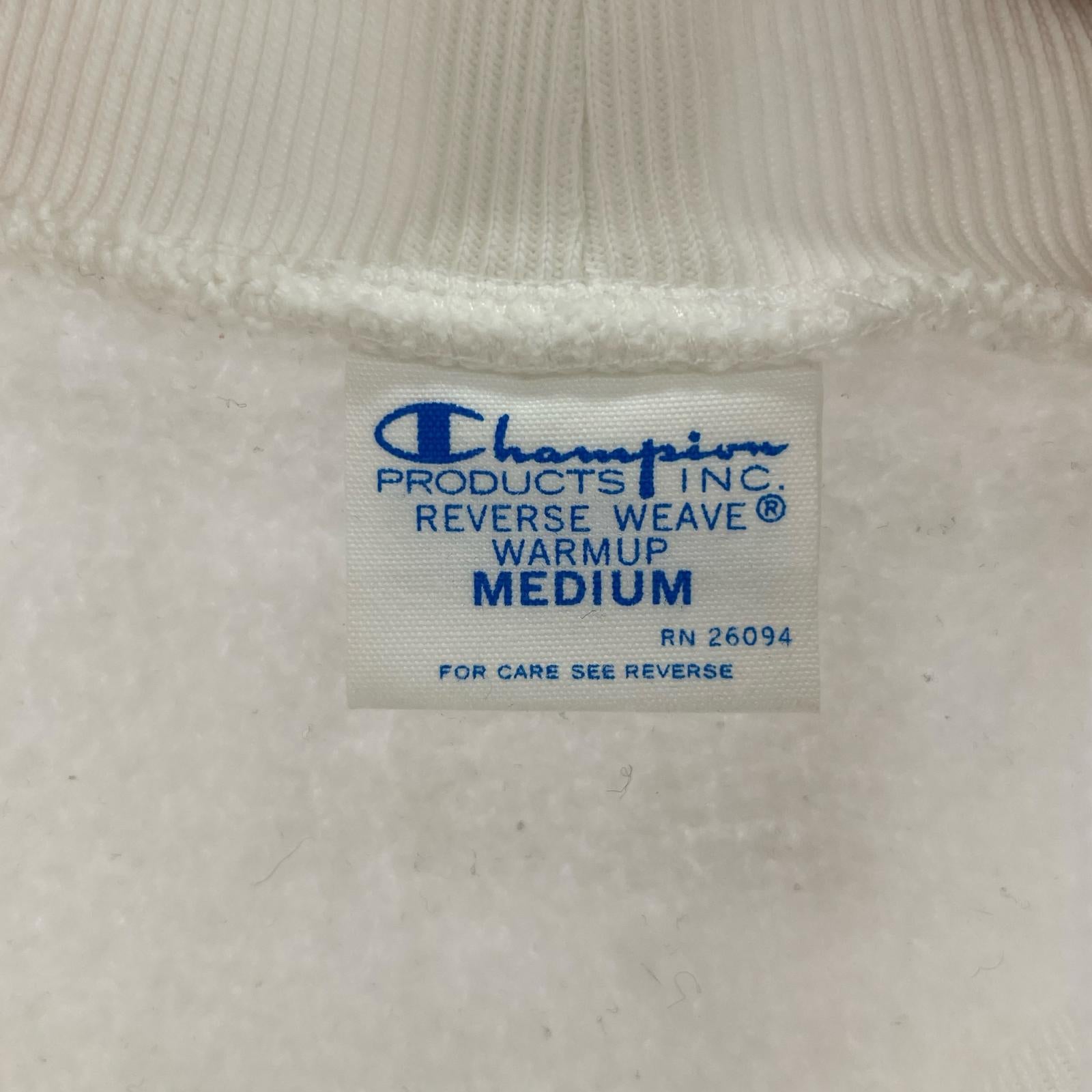 スウェット REVERSE WEAVE タートルネック M ホワイト