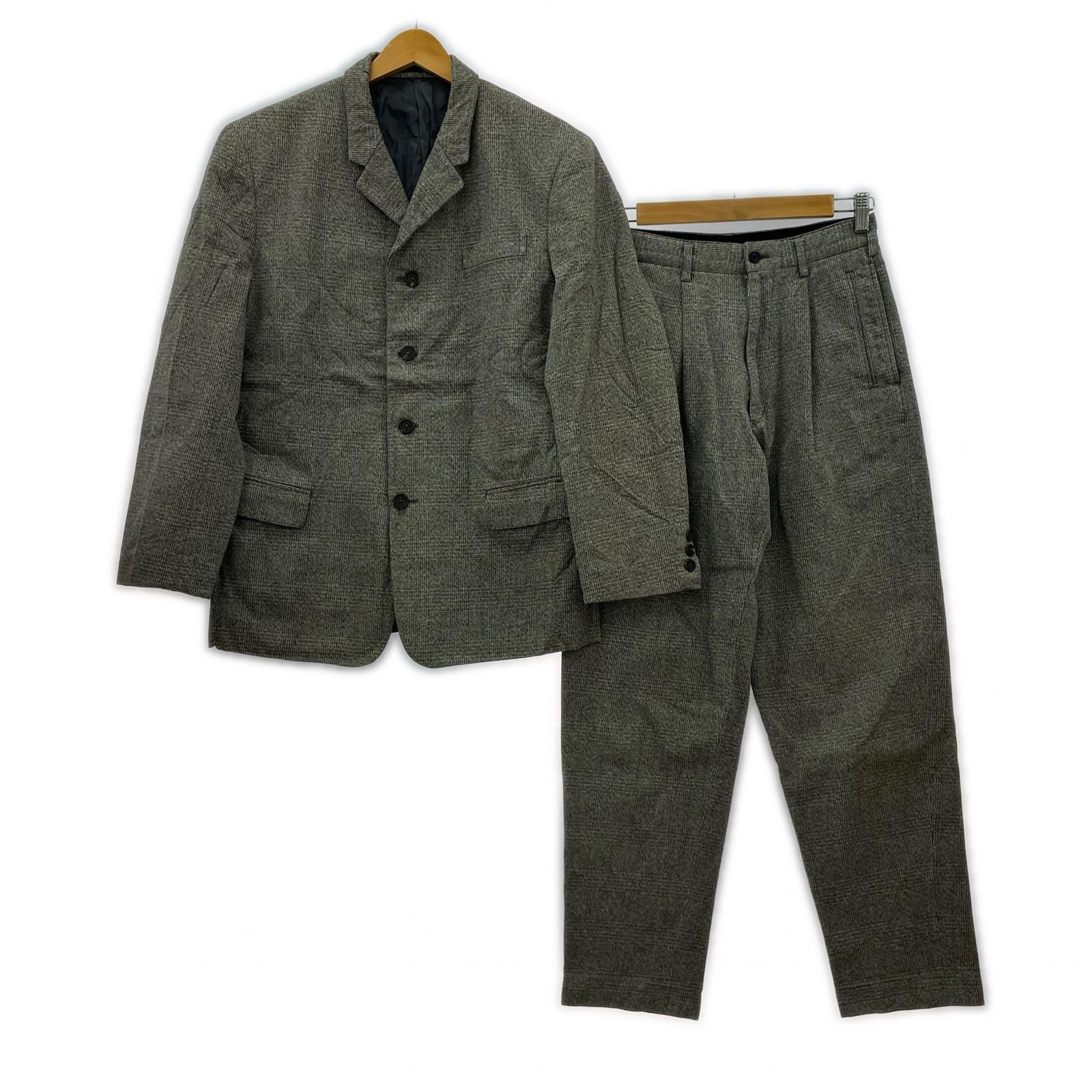 ジャケット 90s Y’s for men 黒タグ コットン セットアップ M グレー M グレー