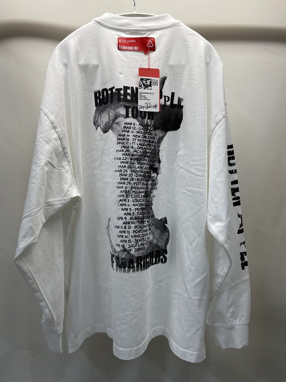 長袖Tシャツ MAISON CASANOVA L/S Tee ホワイト
