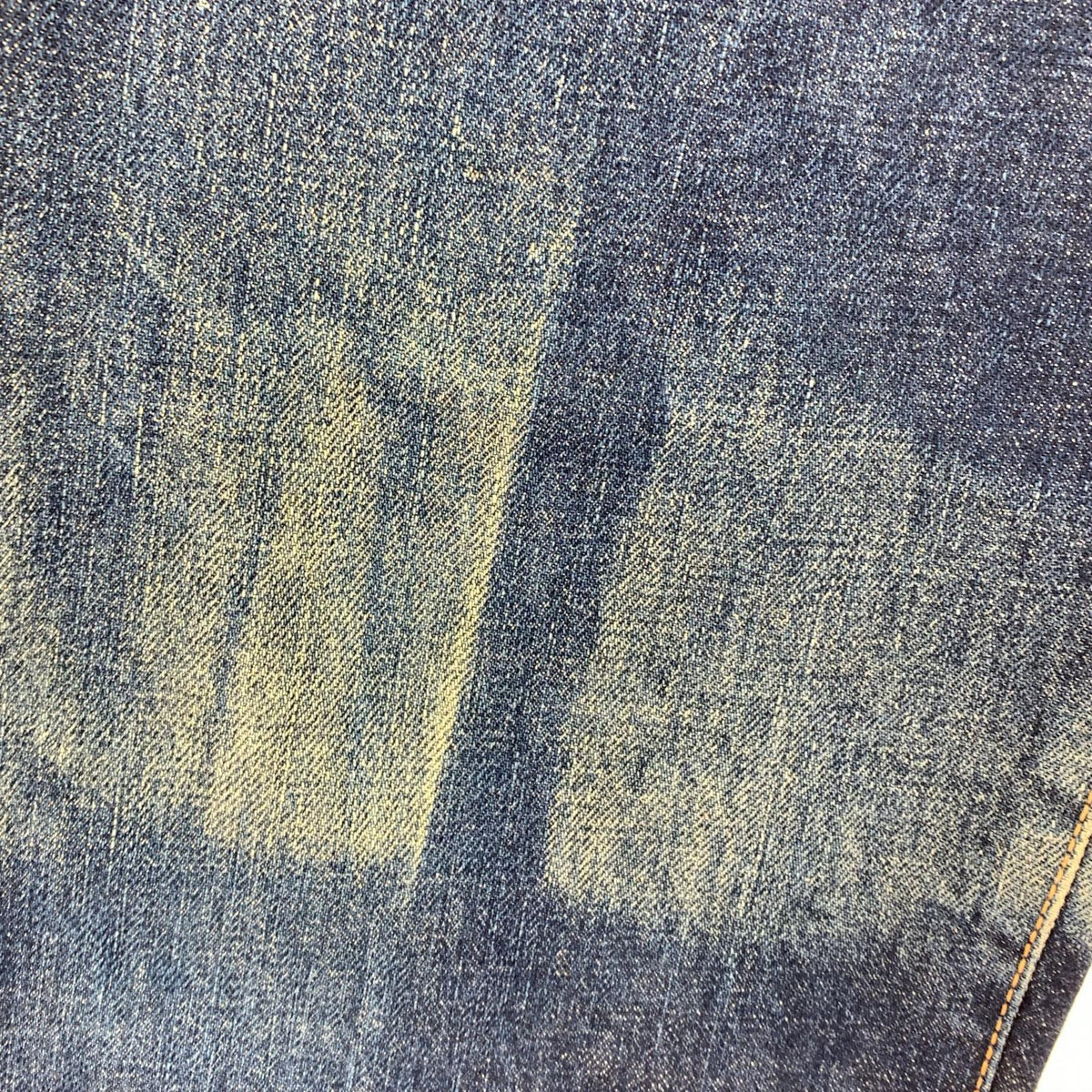 デニムパンツ EVISU 初期 水牛パッチ 2501xx セルビッチ デニム W30 30 ネイビー