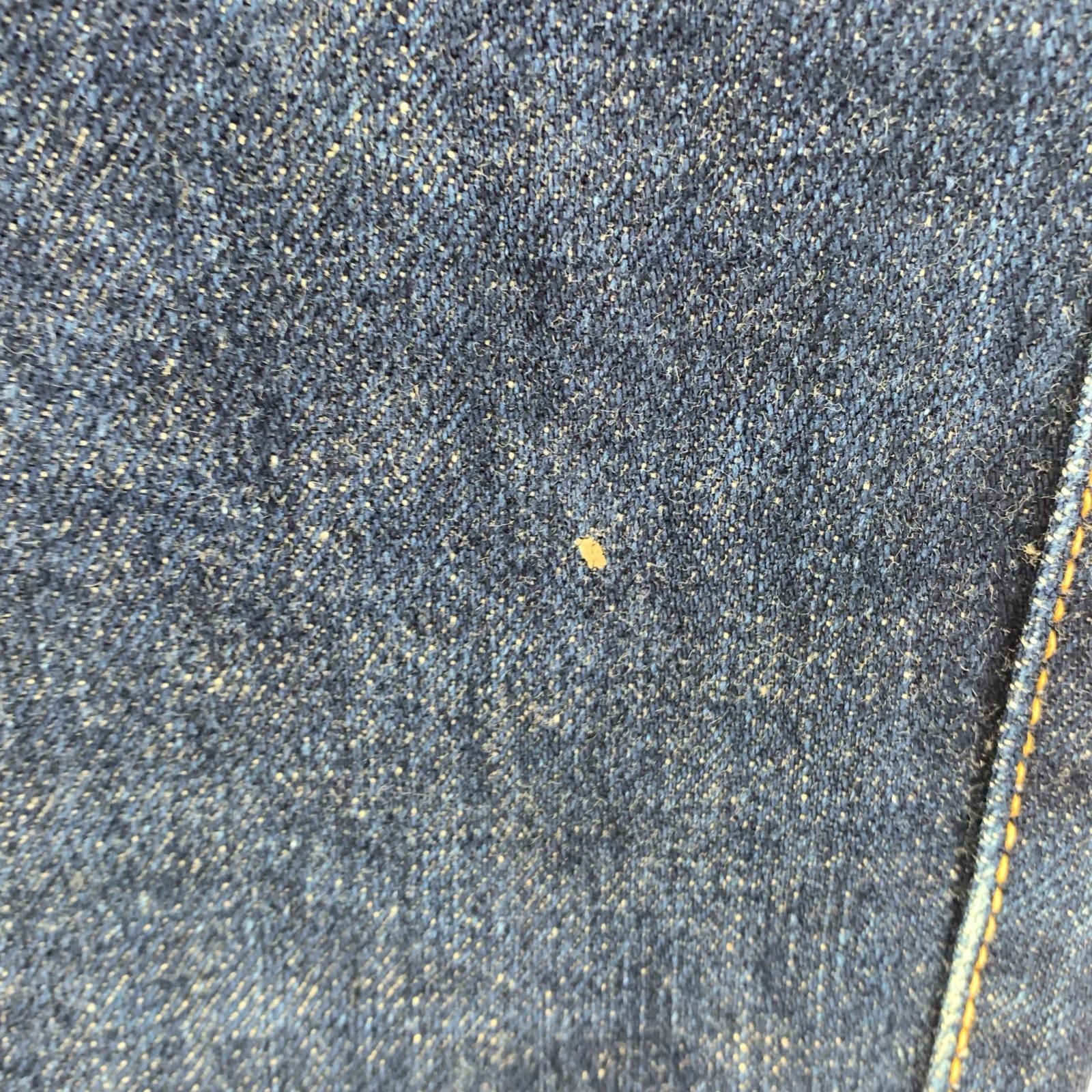 デニムパンツ EVISU 初期 水牛パッチ 2501xx セルビッチ デニム W30 30 ネイビー