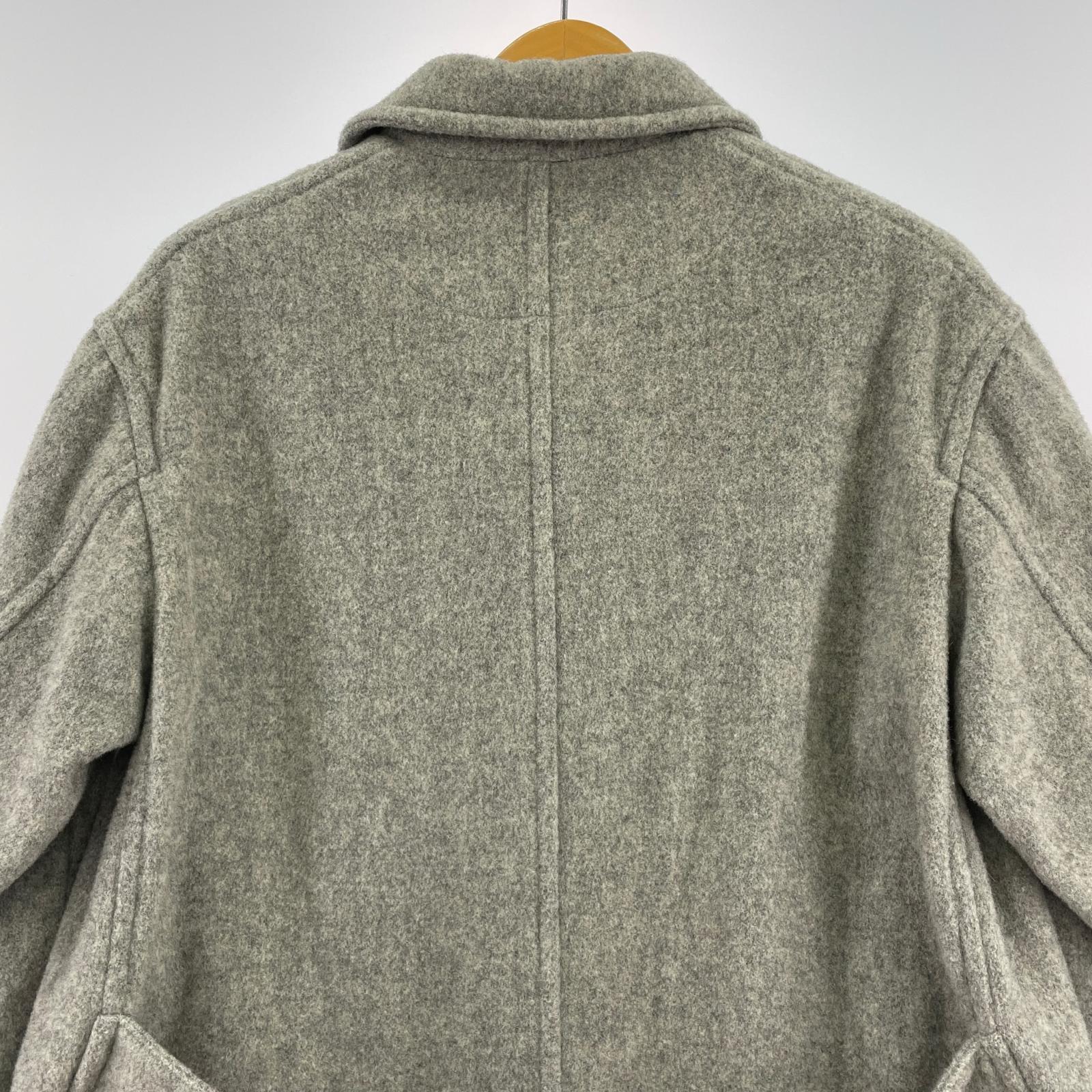 ジャケット ウールコート/GRY 36 グレー