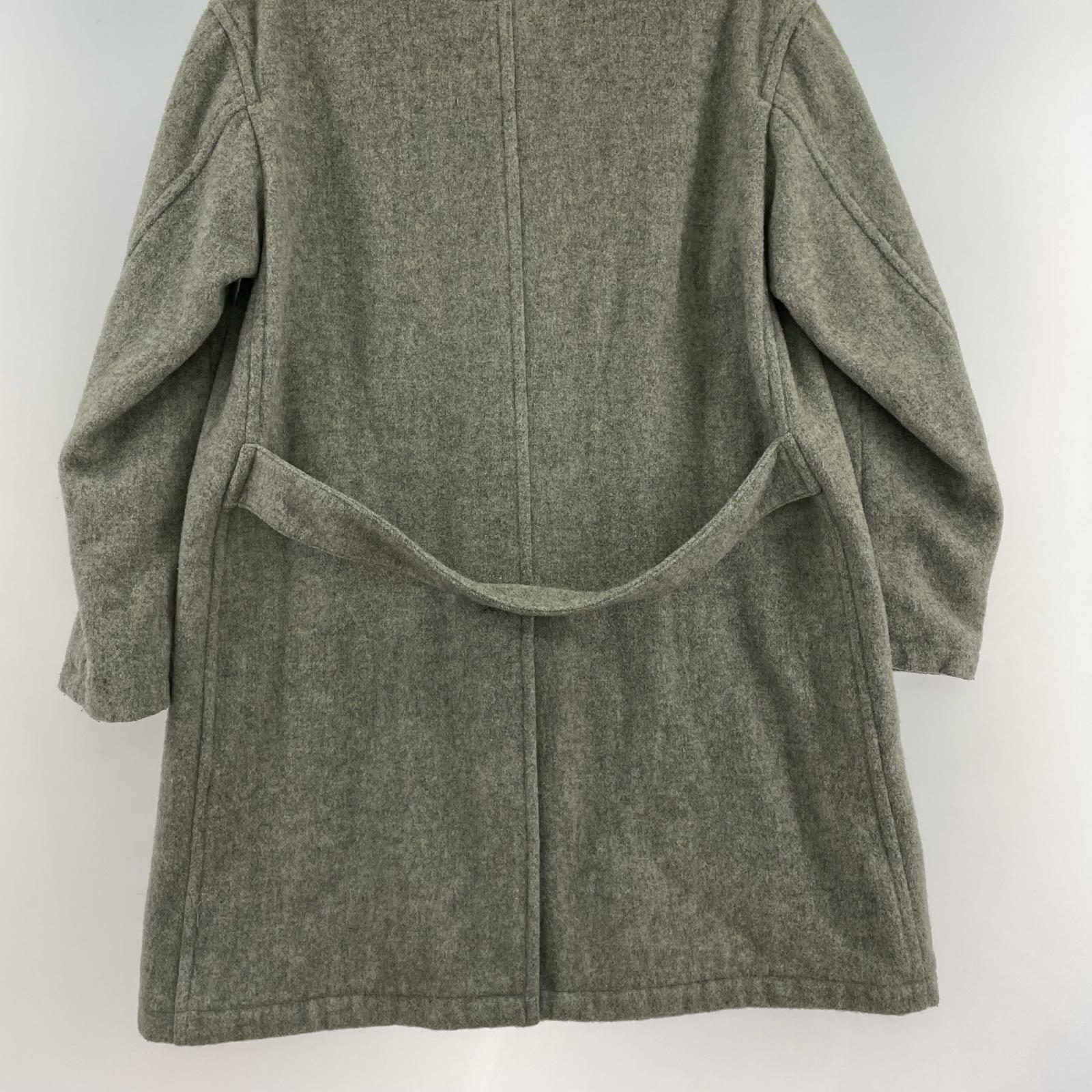 ジャケット ウールコート/GRY 36 グレー