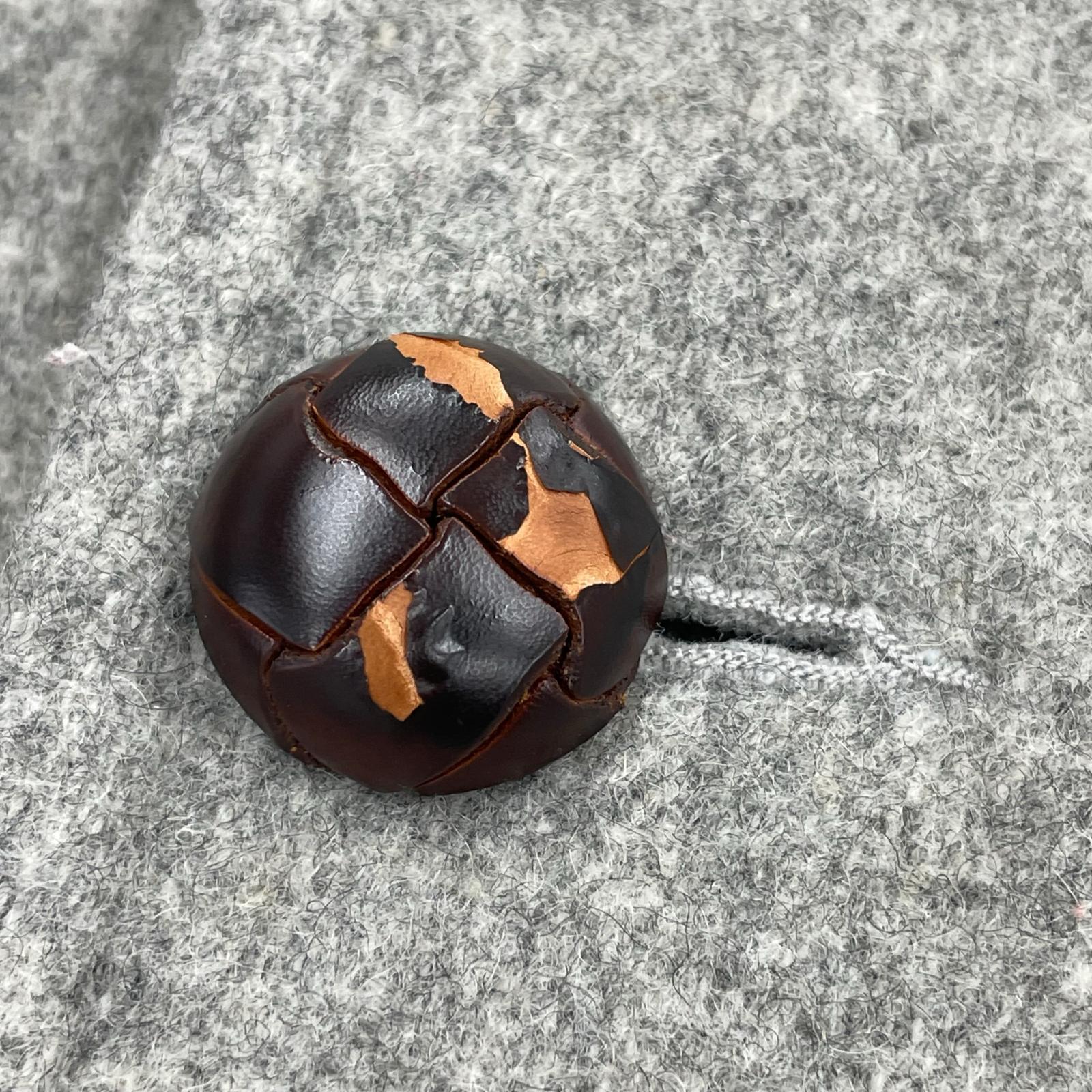 ジャケット ウールコート/GRY 36 グレー