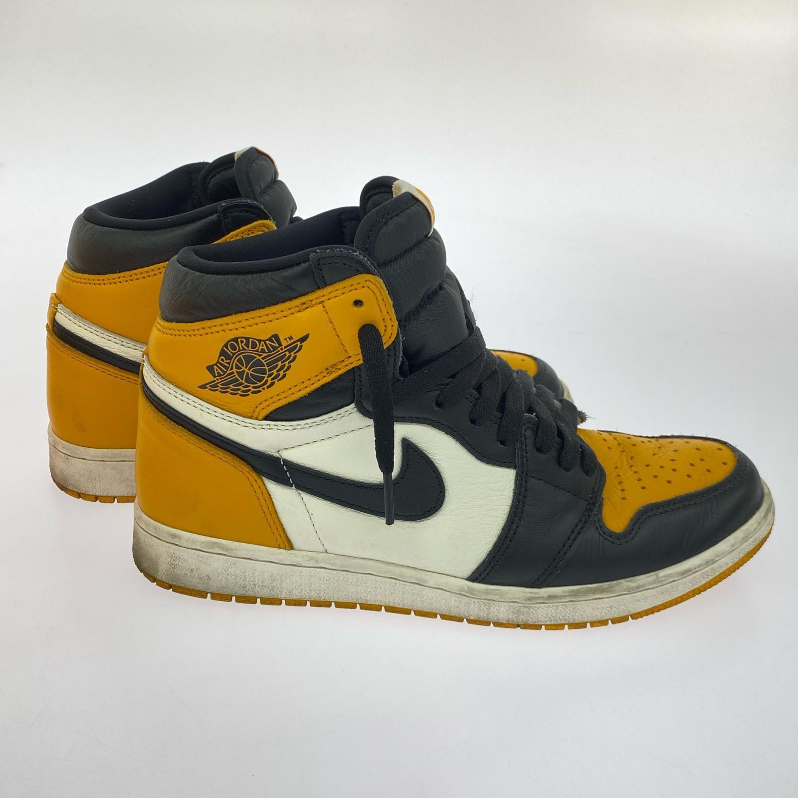 スニーカー AIR JORDAN RETRO HIGH 黄 555088-711 27cm 27cm (US9 UK8 1/2 EU44) イエロー