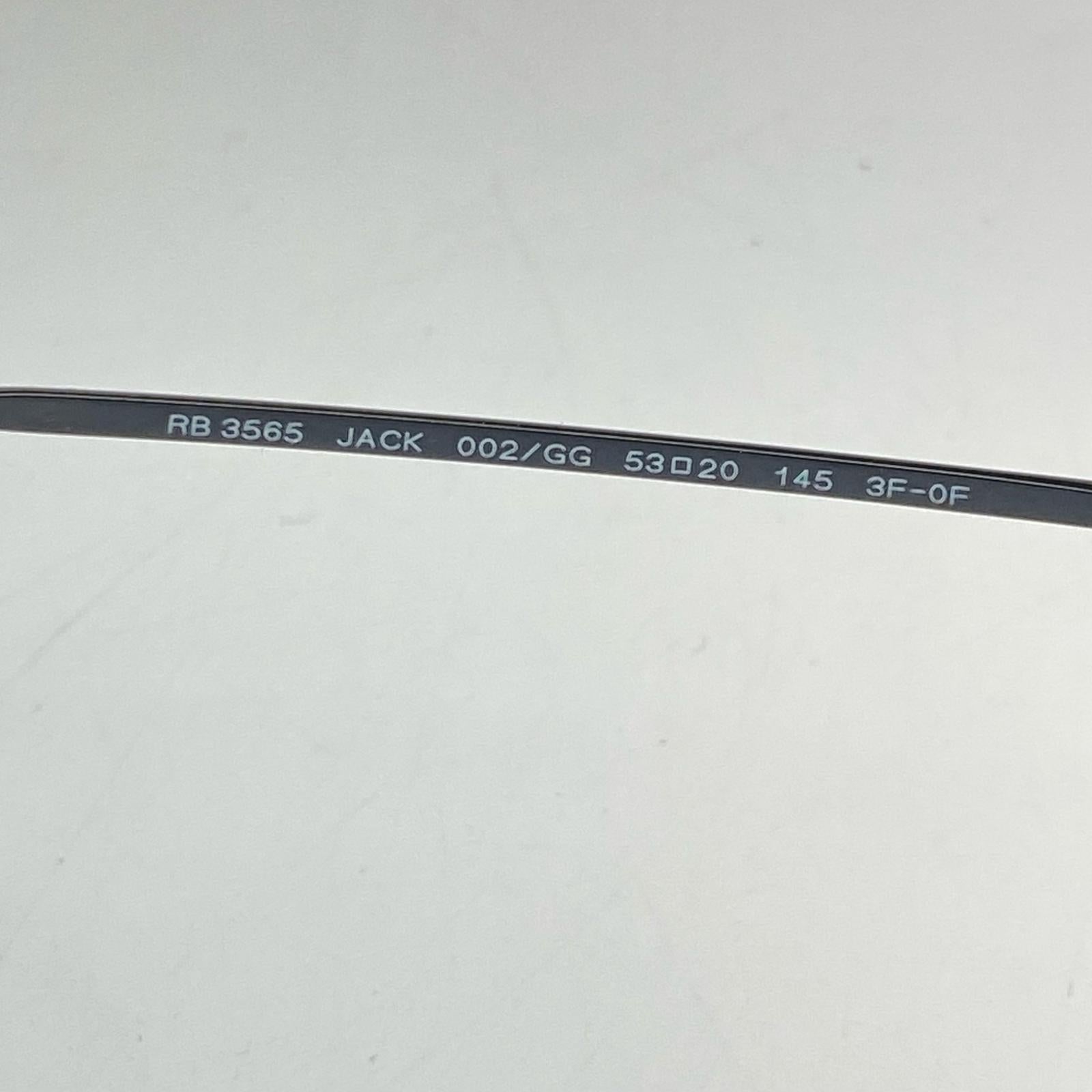 その他アクセサリー Ray-Ban JACK ヘキサゴナルサングラス RB3565 ブラック