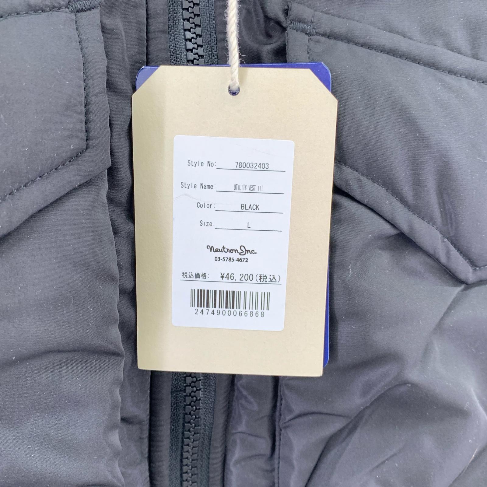 ジャケット Liberaiders UTILITY VEST III 中綿ベスト L ブラック L ブラック