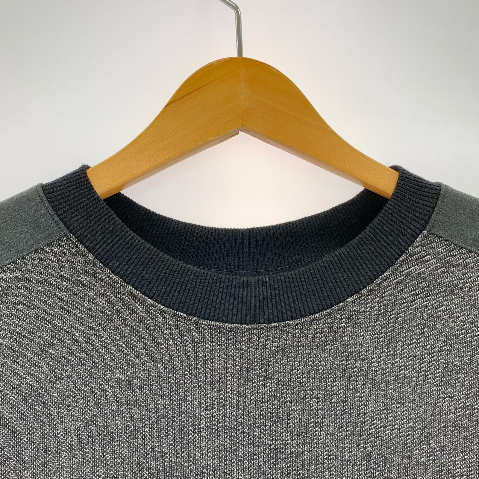 スウェット NANGA×Liberaiders ECO HYBRID SWEATSHIRT スウェット M グレー×ブラック M