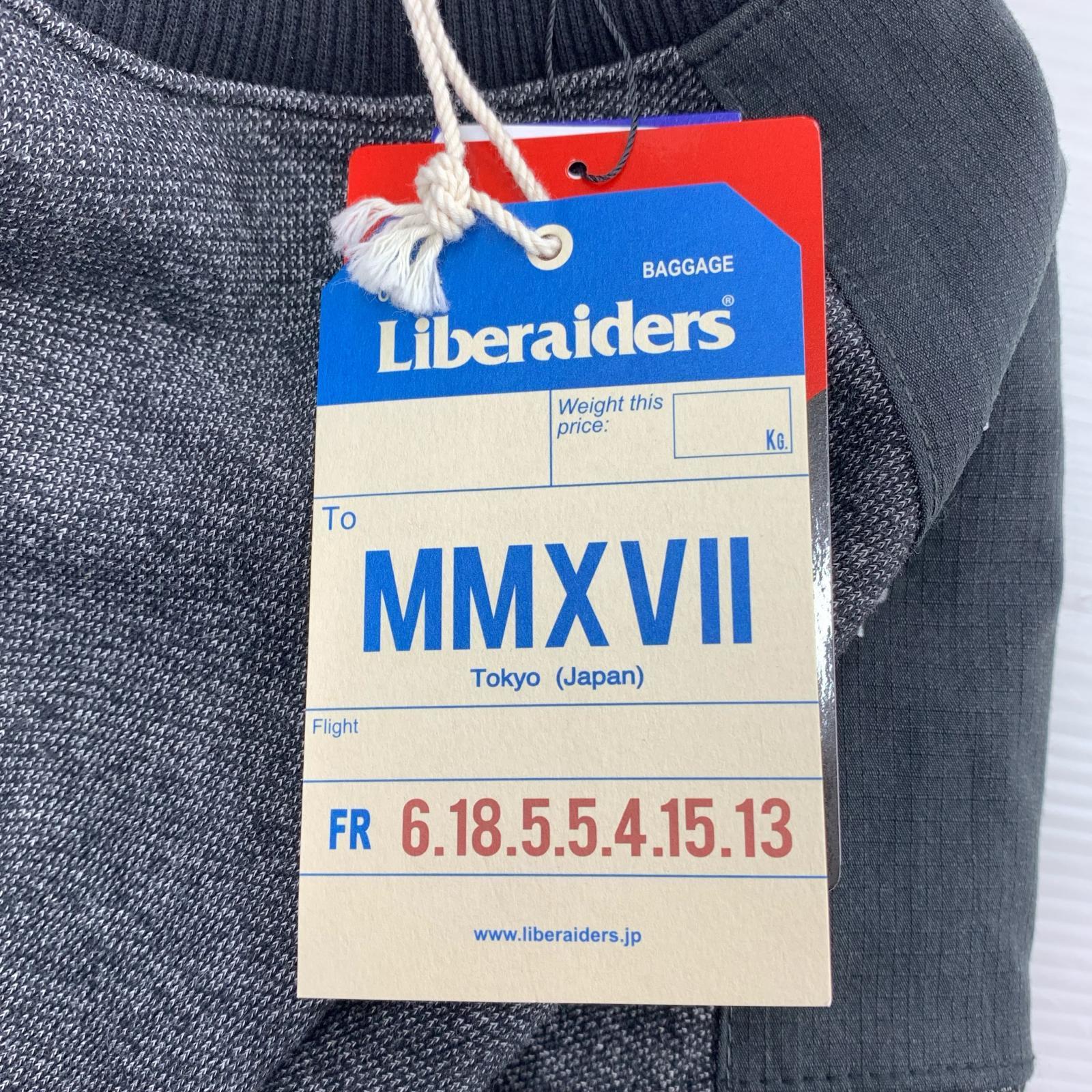 スウェット NANGA×Liberaiders ECO HYBRID SWEATSHIRT スウェット M グレー×ブラック M