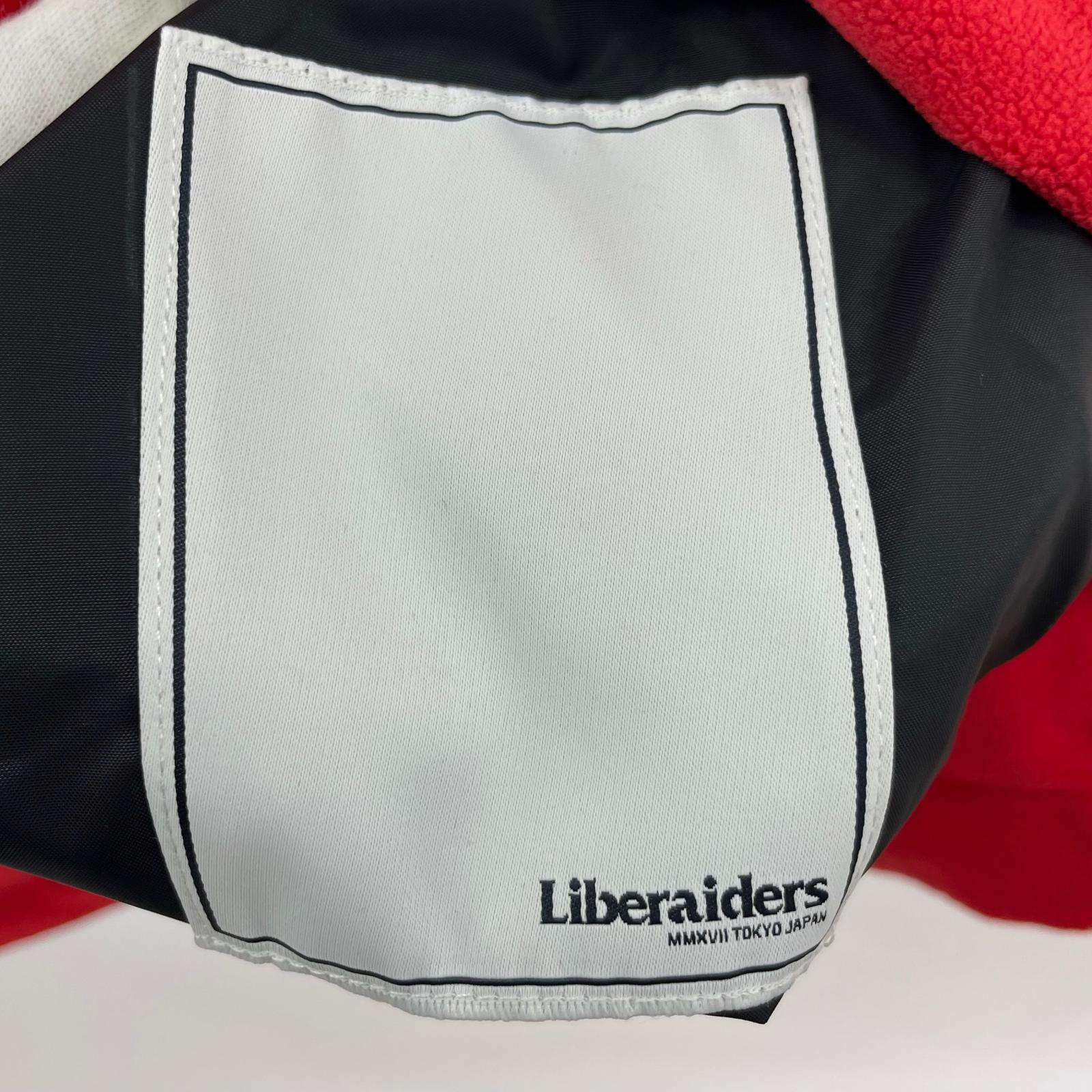 ジャケット Liberaiders REVERSIBLE WIND BREAKER リバーシブルジャケット XL ブラック×レッド