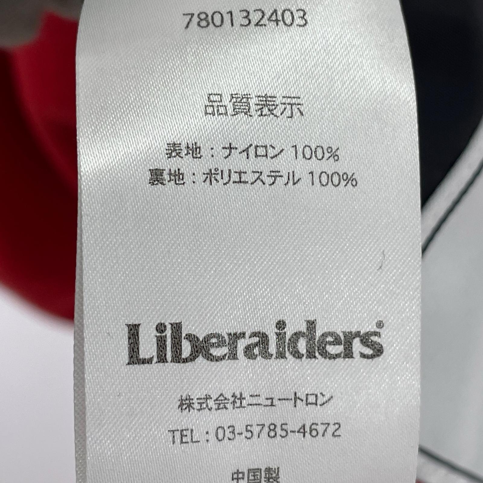 ジャケット Liberaiders REVERSIBLE WIND BREAKER リバーシブルジャケット XL ブラック×レッド