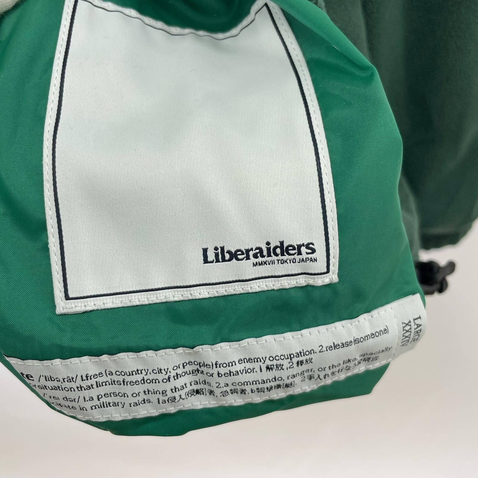 ジャケット Liberaiders REVERSIBLE WIND BREAKER リバーシブルジャケット L ネイビー×グリーン L