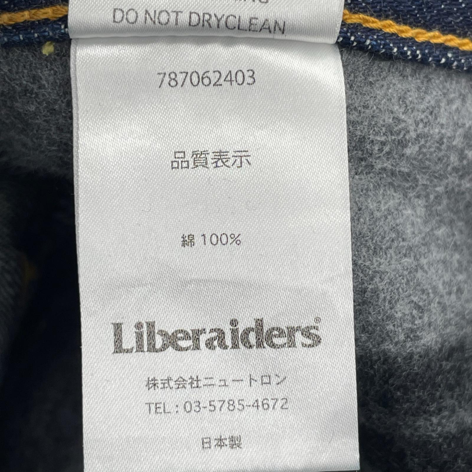 デニムパンツ Liberaiders LR LOOSE FIT DENIM PANTS デニムパンツ 30 インディゴ S ネイビー