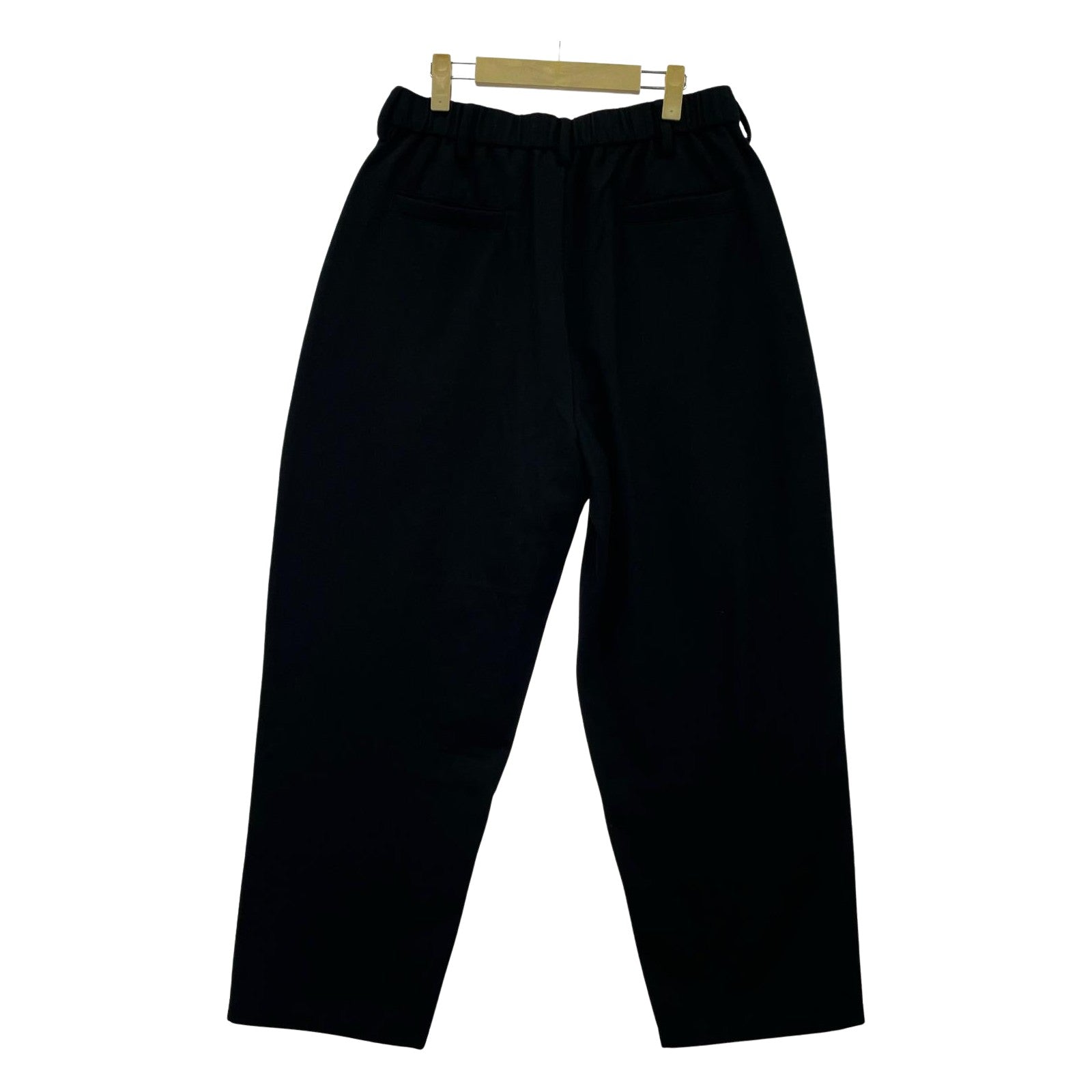 パンツ Liberaiders ONE TUCK WIDE WOOL PANTS ウールスラックス M ブラック M ブラック
