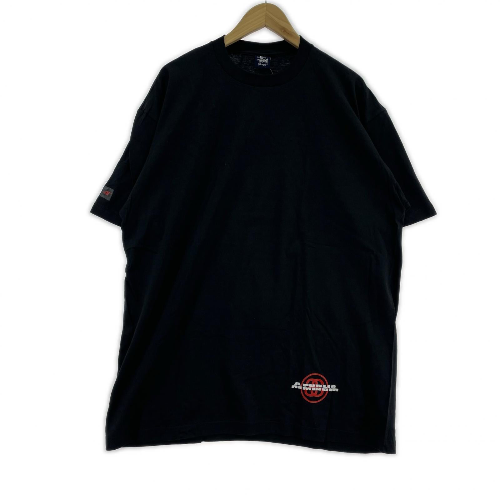その他トップス STUSSY 紺タグ SF RAID Tシャツ ブラック XL ブラック