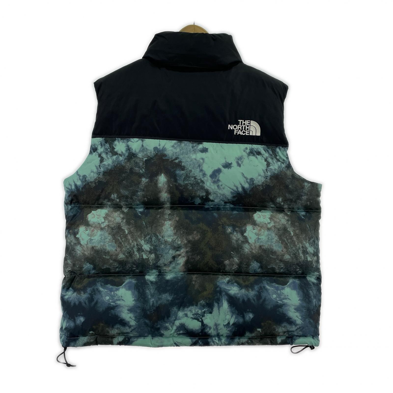 ダウンベスト Nuptse Vest 総柄 (L) L