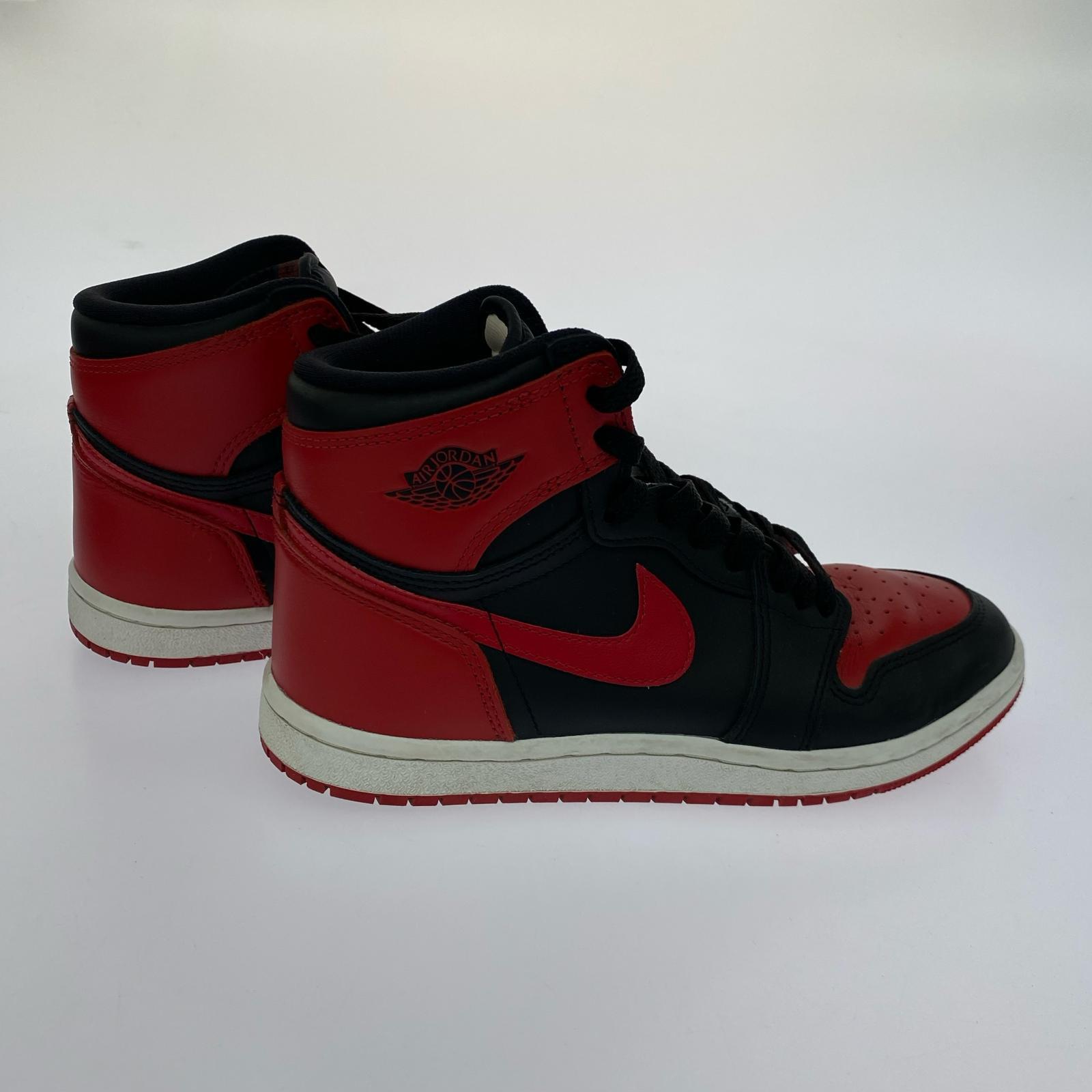 スニーカー AIR JORDAN 1 HIGH 85 Bred 24.5cm 黒 赤 24.5cm (US6 1/2 UK6 EU39)