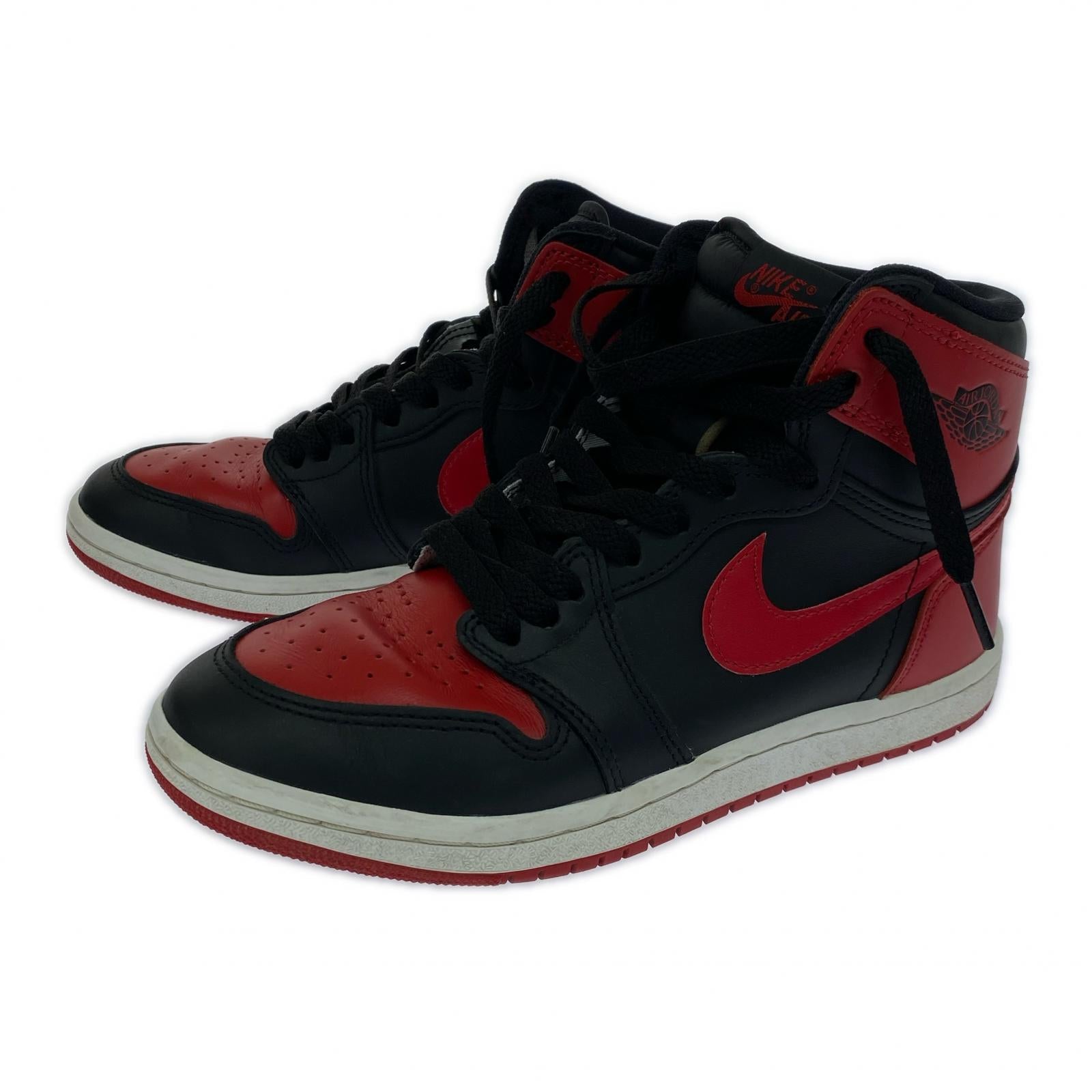 スニーカー AIR JORDAN 1 HIGH 85 Bred 24.5cm 黒 赤 24.5cm (US6 1/2 UK6 EU39)