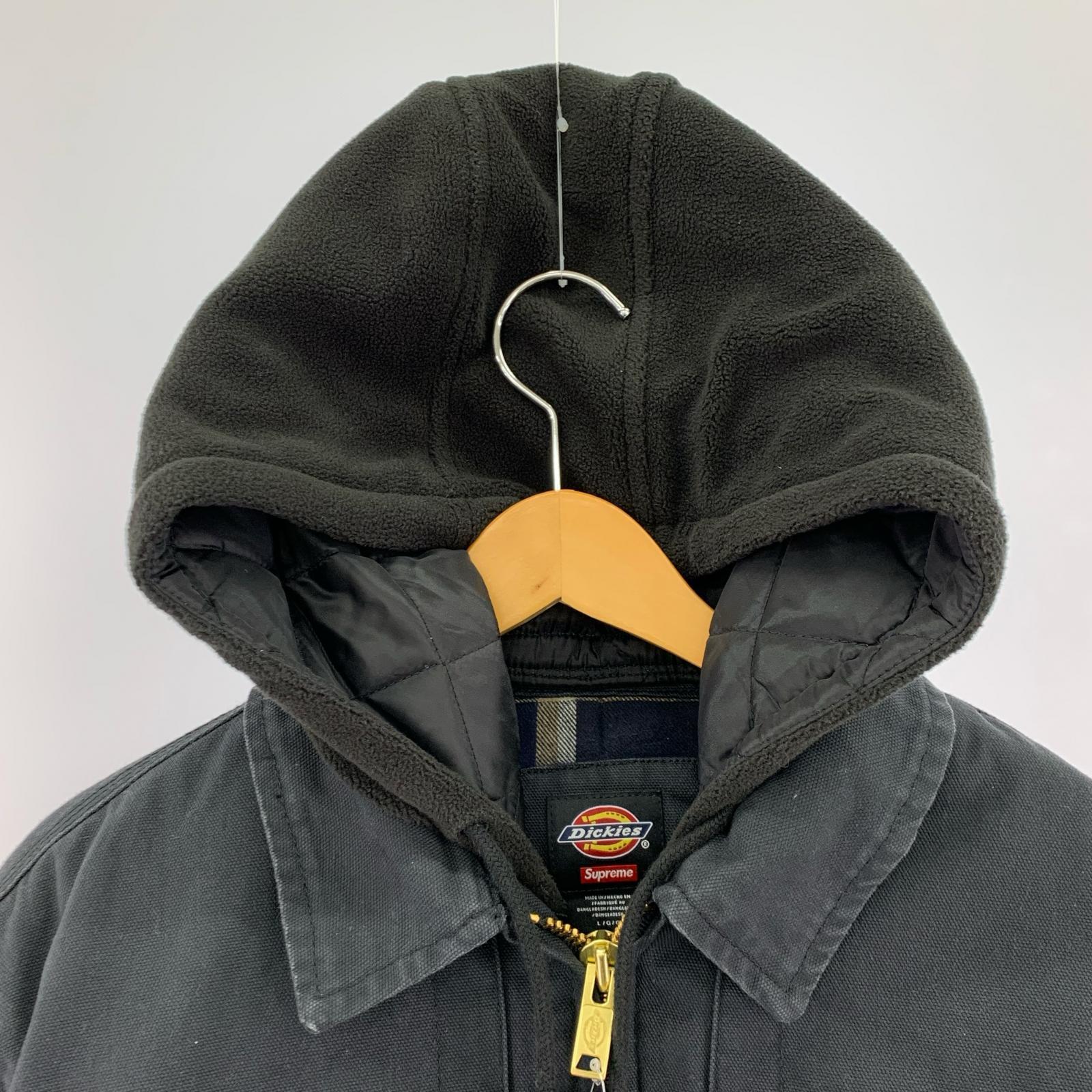 ジャケット ×Dickies/Hooded Work Jacket/L/BRK L ブラック