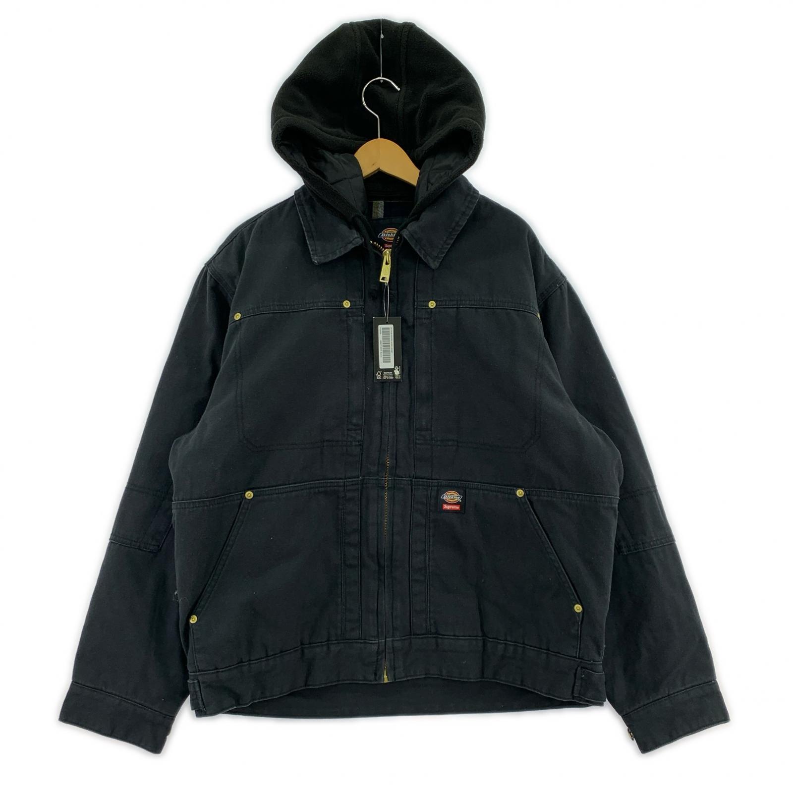ジャケット ×Dickies/Hooded Work Jacket/L/BRK L ブラック