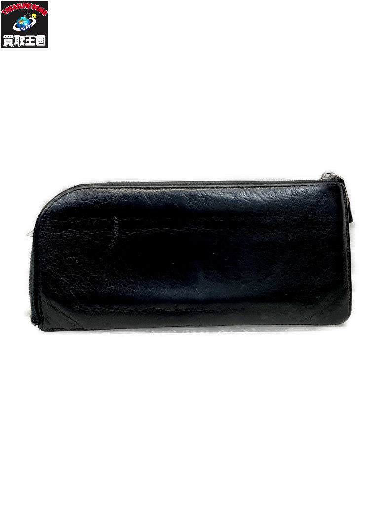 長財布 JIL SANDER L字ジップ ロングウォレット ブラック