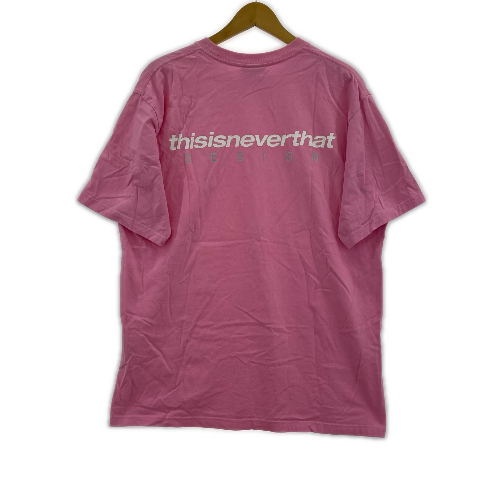 半袖Tシャツ DSN-Logo Tee ピンク (L) L ピンク