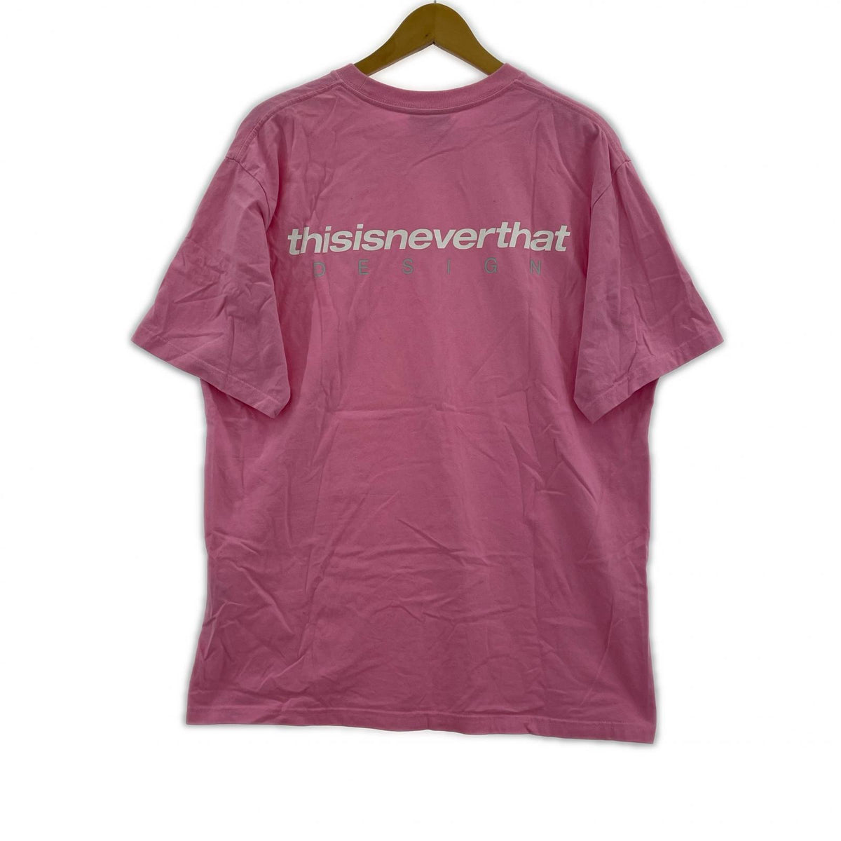 半袖Tシャツ DSN-Logo Tee ピンク (L) L ピンク