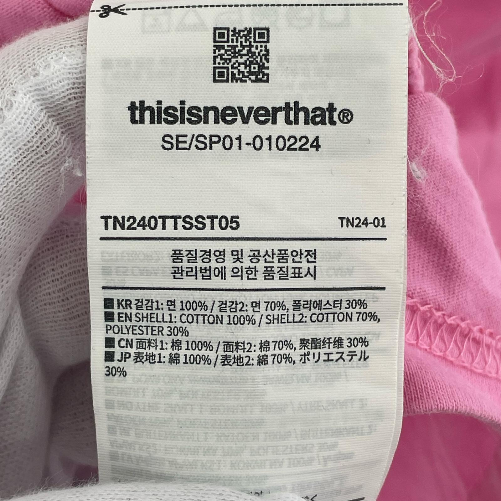 半袖Tシャツ DSN-Logo Tee ピンク (L) L ピンク